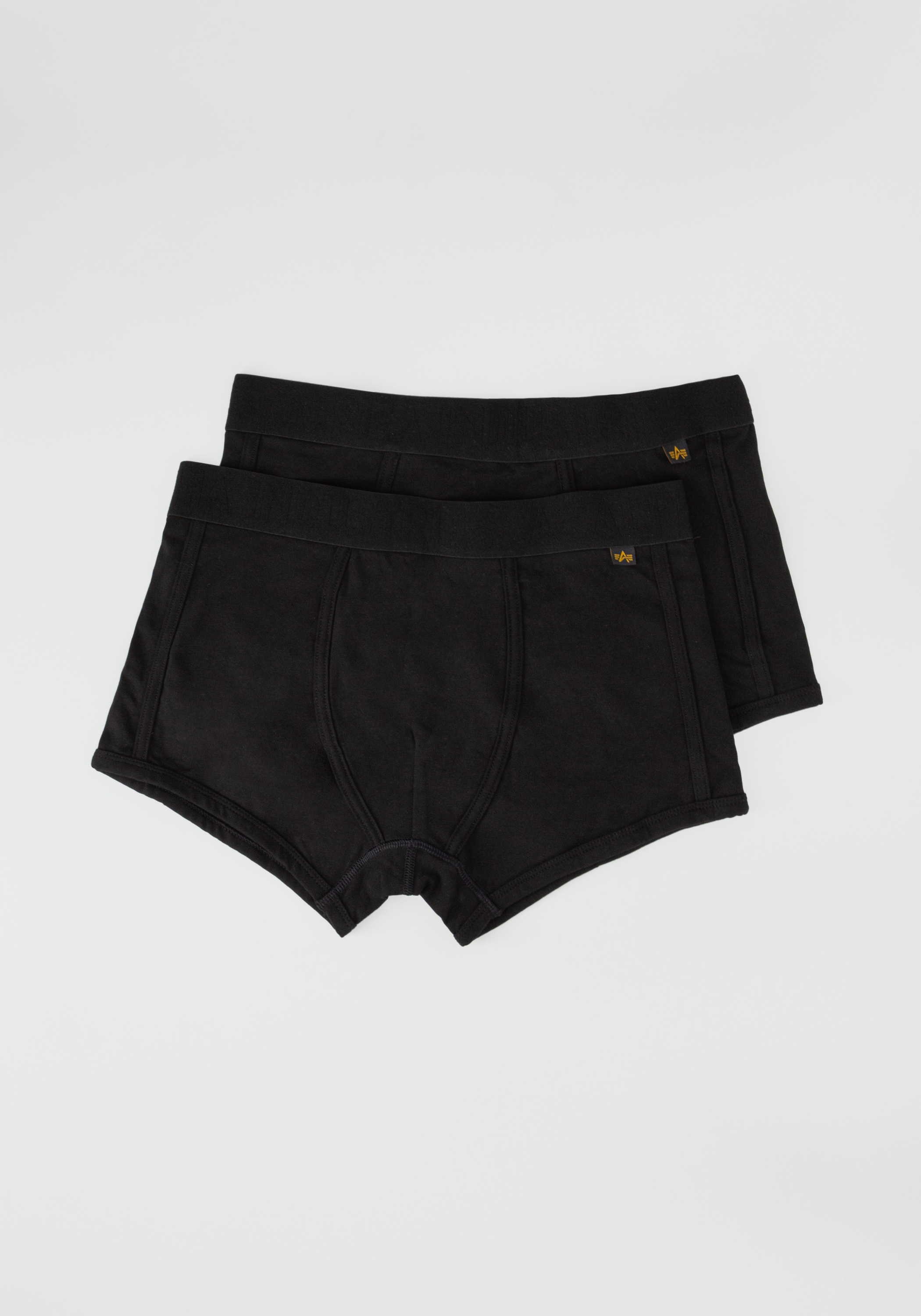 Alpha Industries Herren Boxer »AI Tape Underwear 2 Pack« in schwarz, Größe M