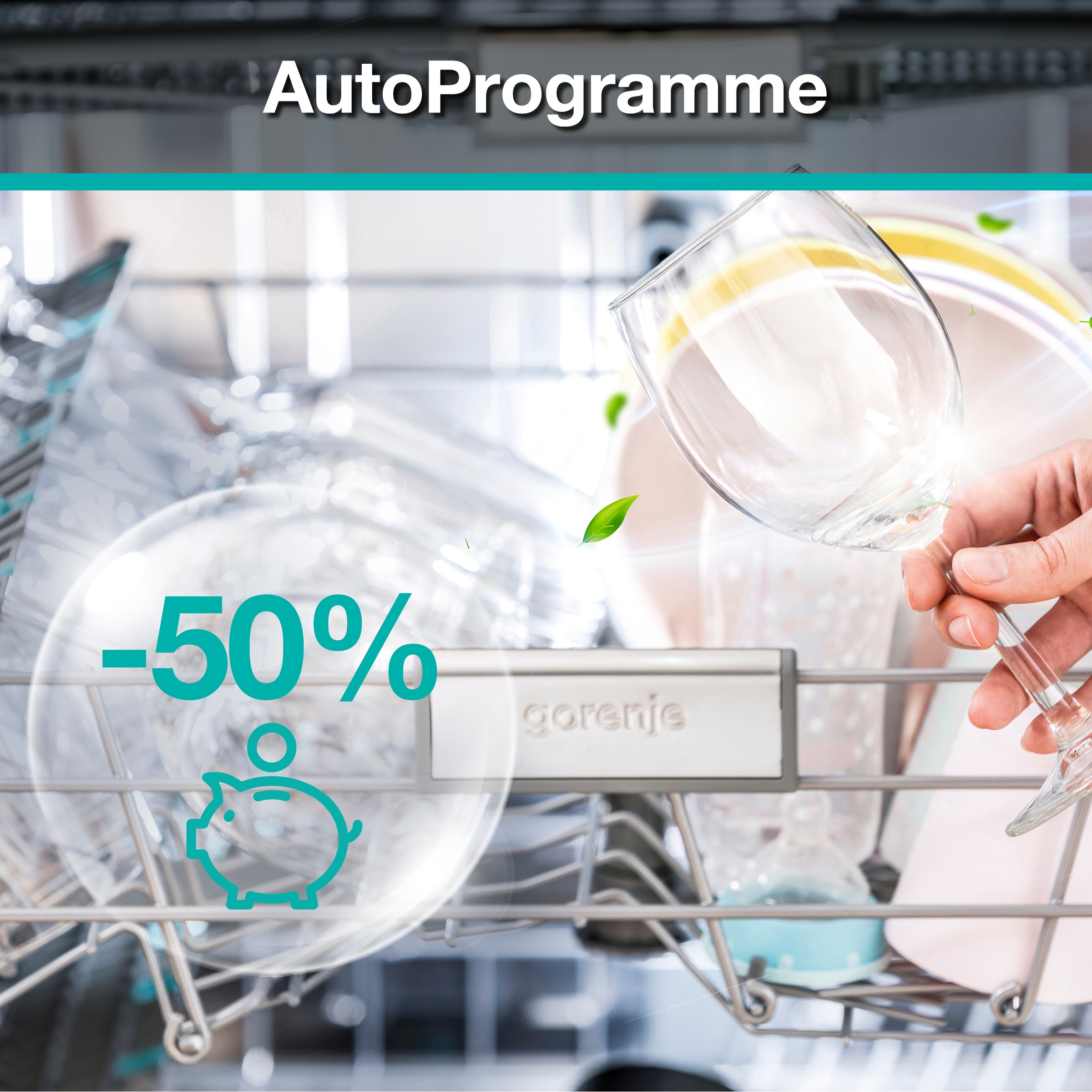 GORENJE Unterbaugeschirrspüler »GU642D90W« 9,5 l 14 Maßgedecke