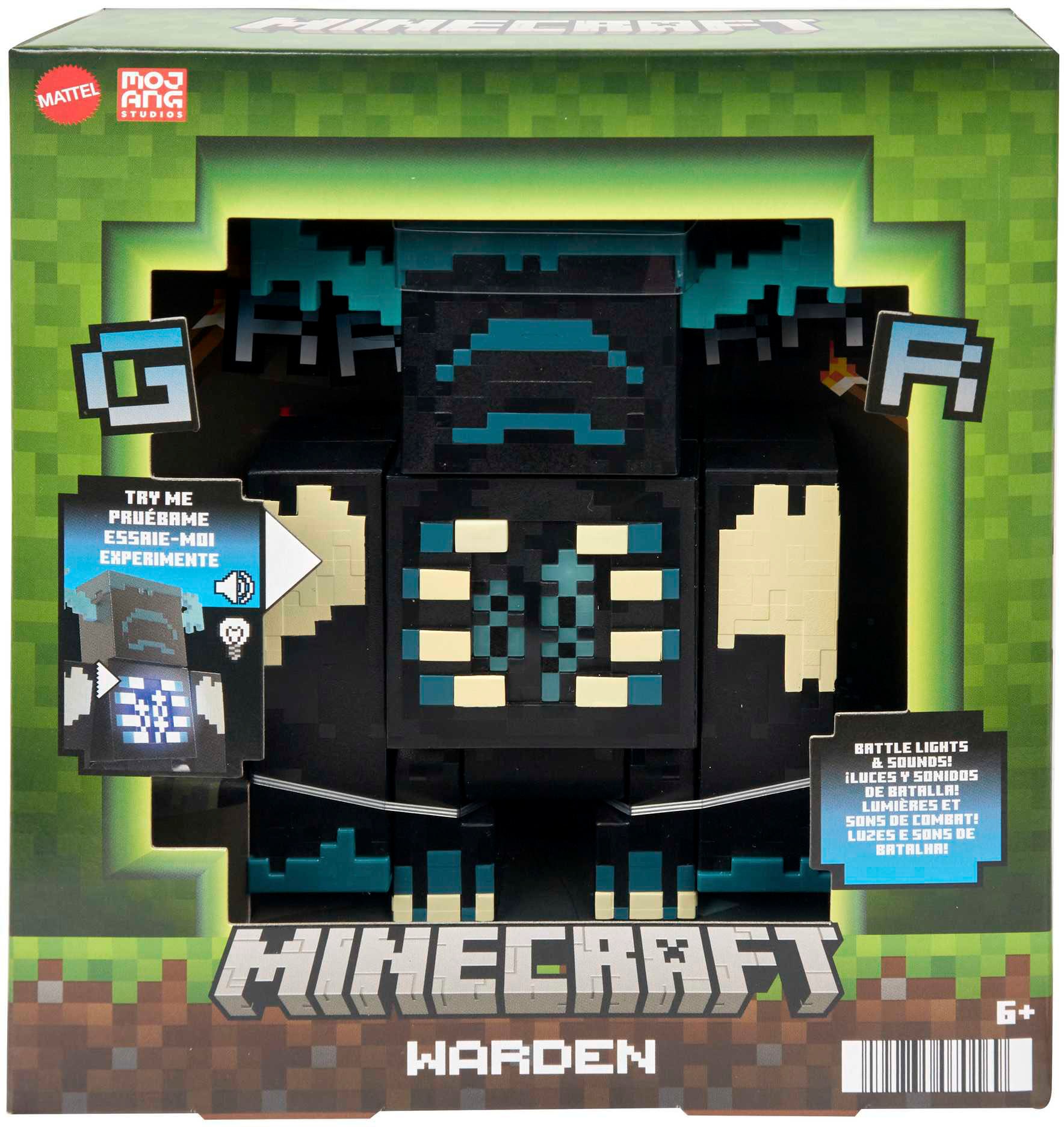 Mattel® Actionfigur »Minecraft, The Warden«, mit Licht & Geräuschen