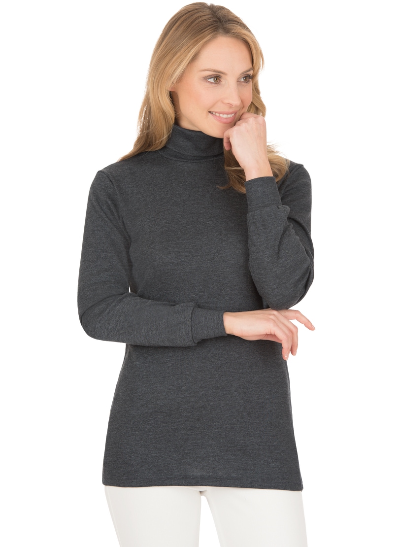 Trigema Rollkragenshirt »TRIGEMA Langarm Ski- und Sport-Rollkragenpullover«, (1 tlg.)