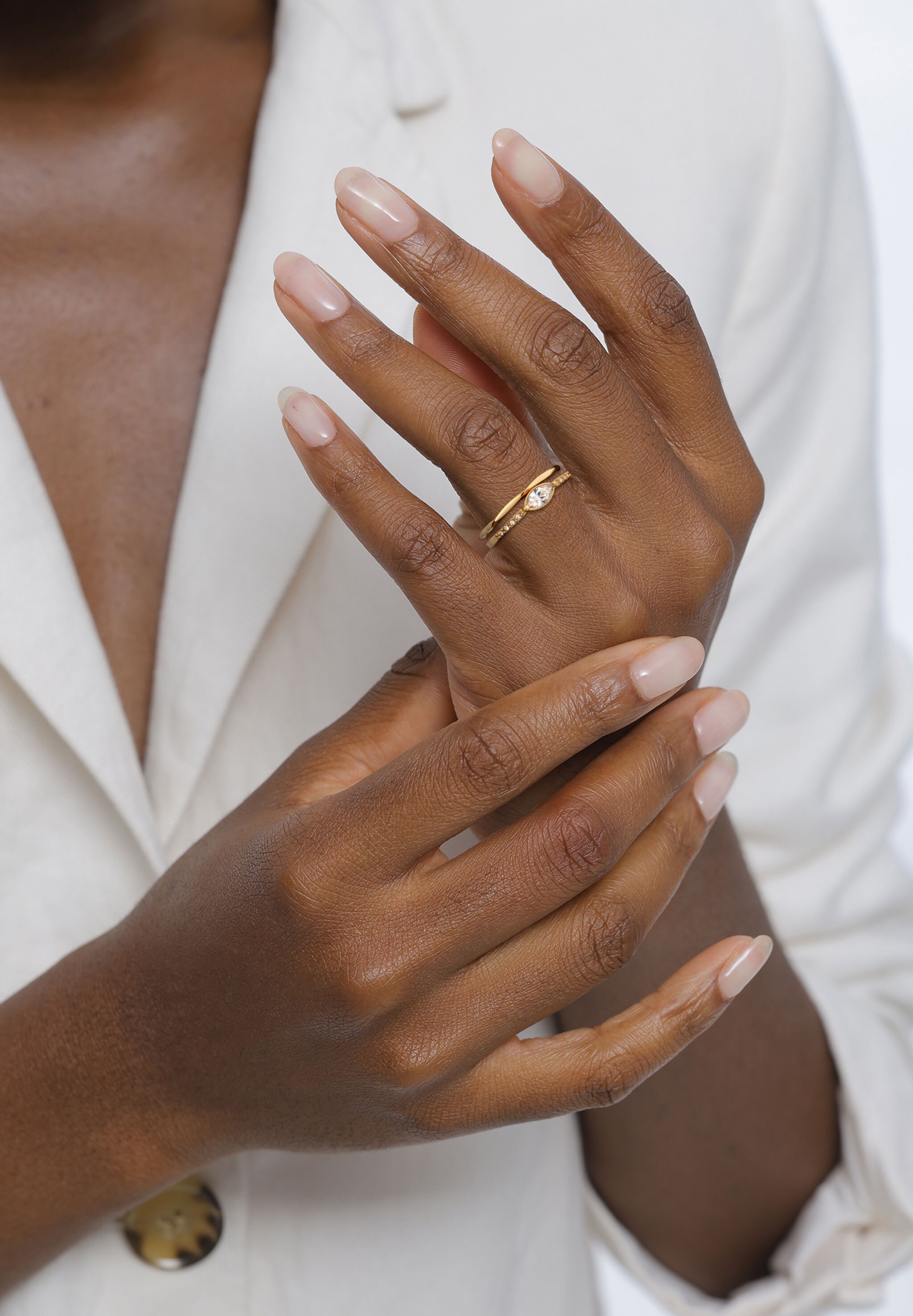 Elli Ring-Set »Ring Set Weiß 925 Sterling Silber, mit Kristallen von Swarovski®«