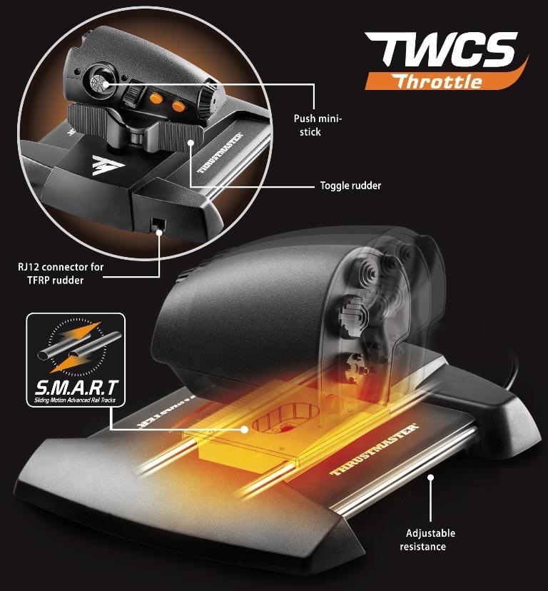 Thrustmaster Joystick »T-16000M FCS Flight Pack«
