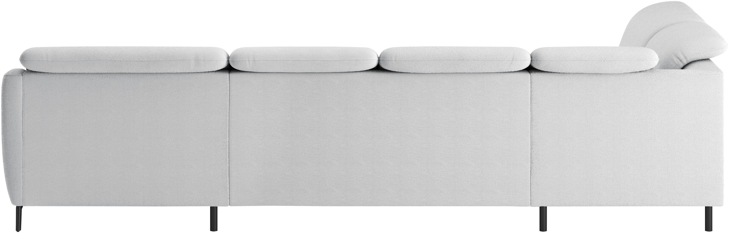 sit&more Wohnlandschaft »Blues U-Form«, inkl. Kopfteilverstellung, wahlweise mit Klapptisch und USB