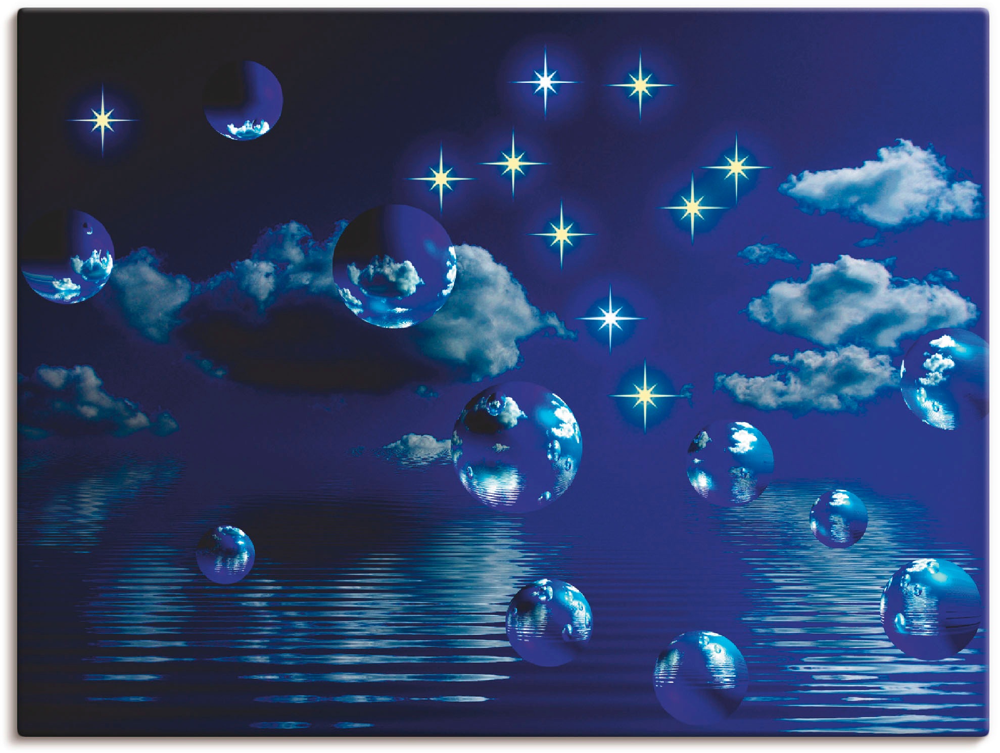 Artland Wandbild »Sternenhimmel«, Landschaften, (1 St.), in vielen Größen & Produktarten -Leinwandbild, Poster, Wandaufkleber / Wandtattoo auch für Badezimmer geeignet