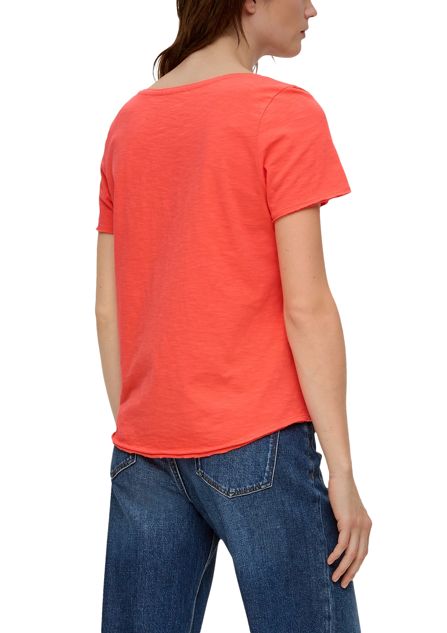 s.Oliver T-Shirt, in Slub-Yarn-Optik