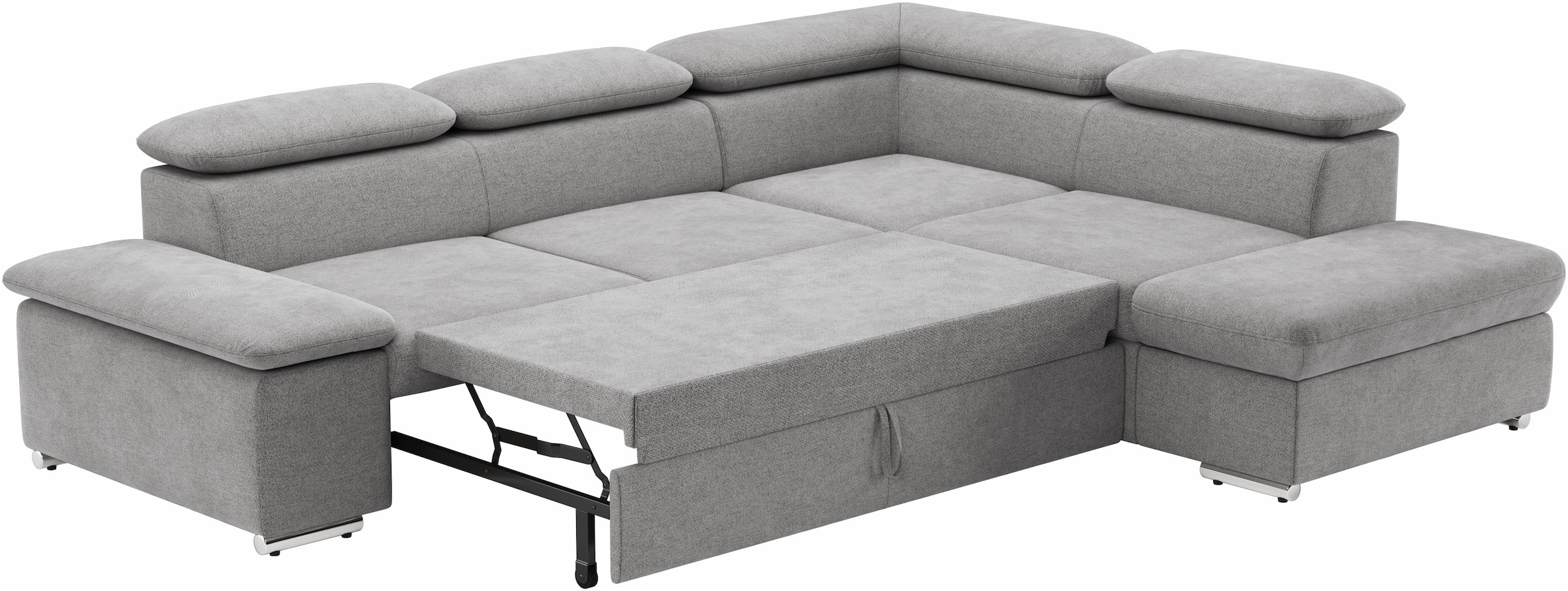 sit&more Ecksofa »Valentine L-Form, B: 272 cm« mit Arm- & Kopfteilverstellung, optional mit Bettfunktion