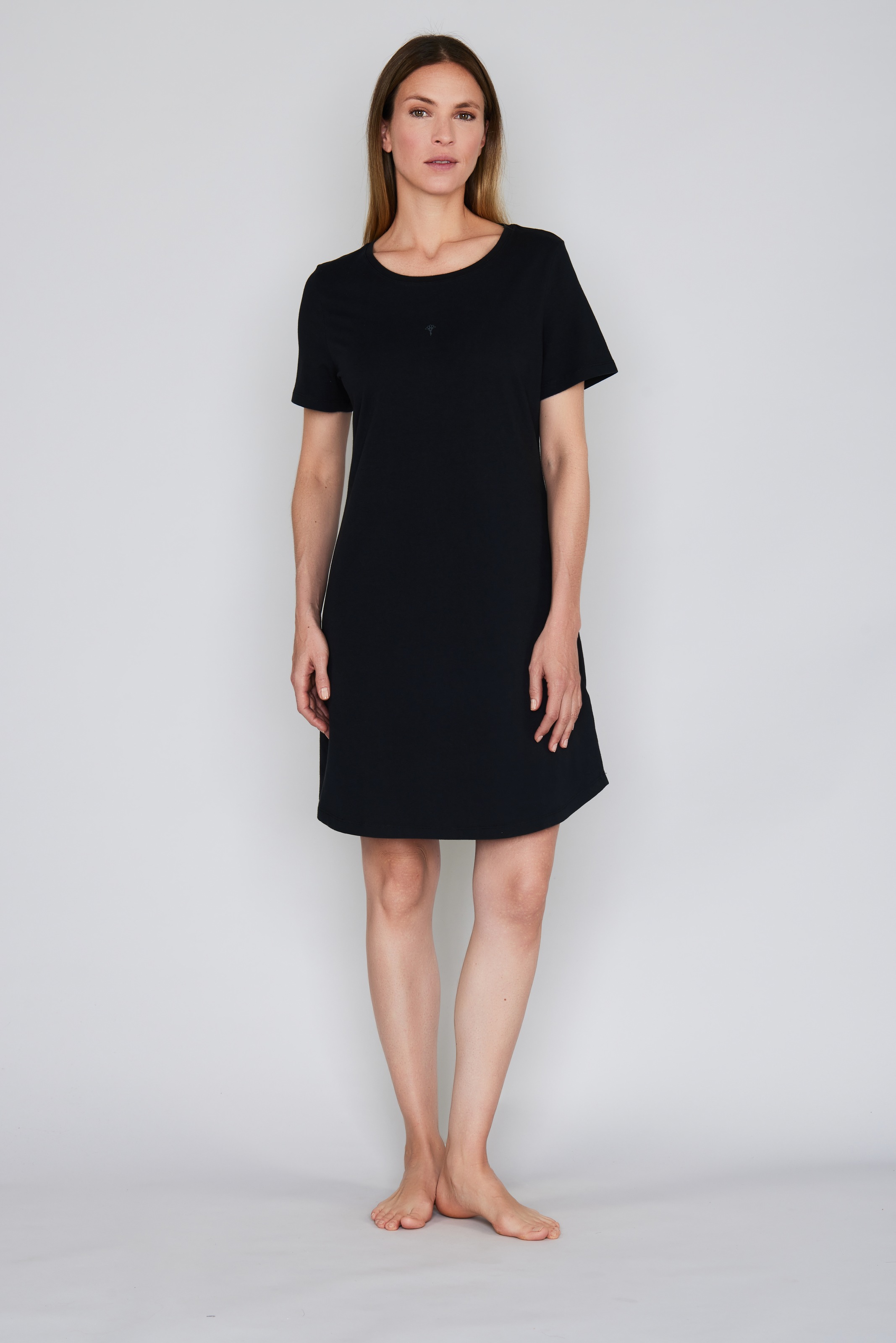 JOOP! Nachthemd »Cosy« Ohne Taschen Rundhalsausschnitt, kurzärmelig