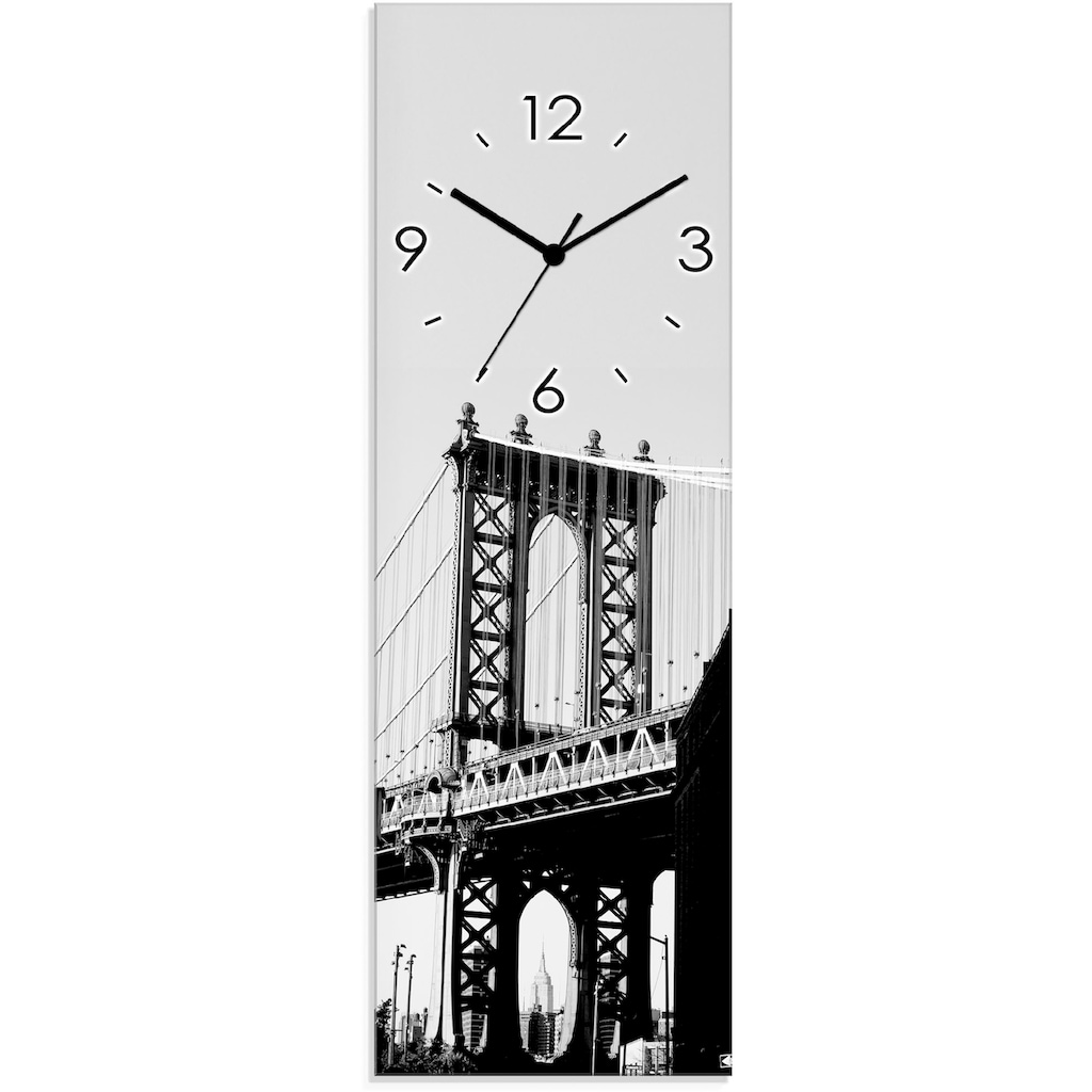 Artland Wanduhr »Dumbo Manhattan Bridge New York«