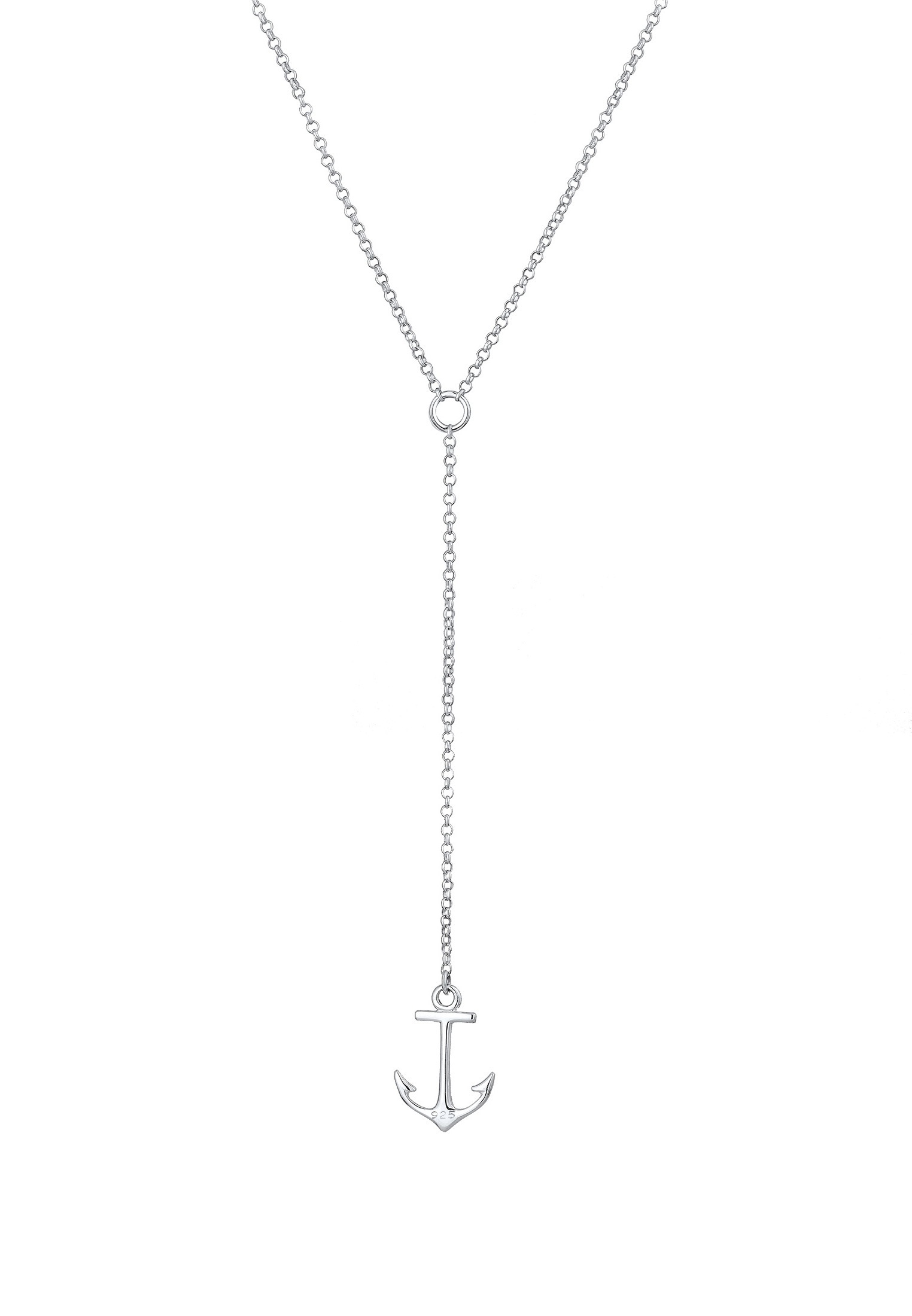 Elli Y-Kette »Halskette Y-Kette Anker 925 Sterling Silber«