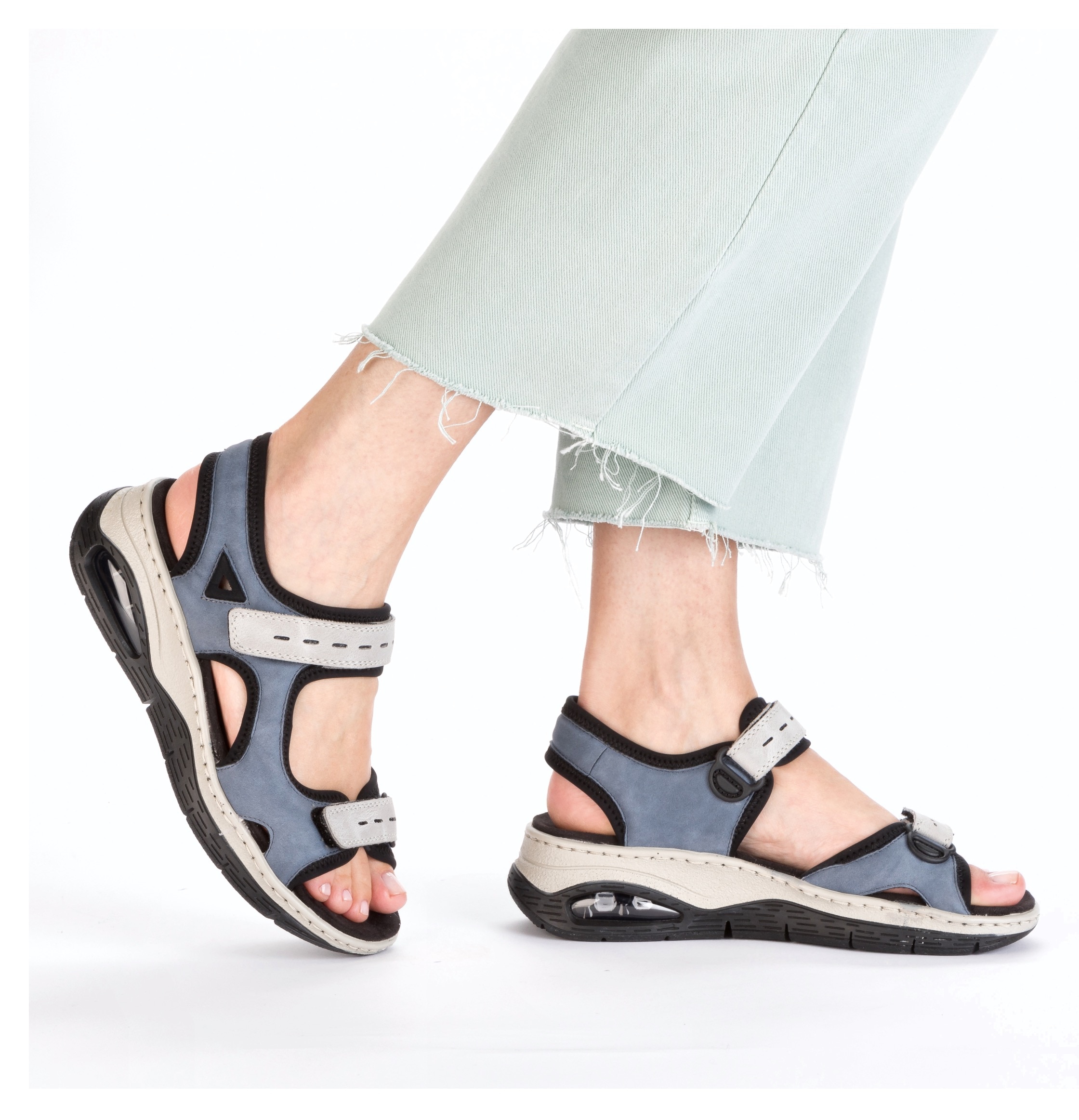 Rieker Trekkingsandale »vegan«, Klettschuh, Outdoorsandale, Sommerschuh mit Rieker Air Dämpfung