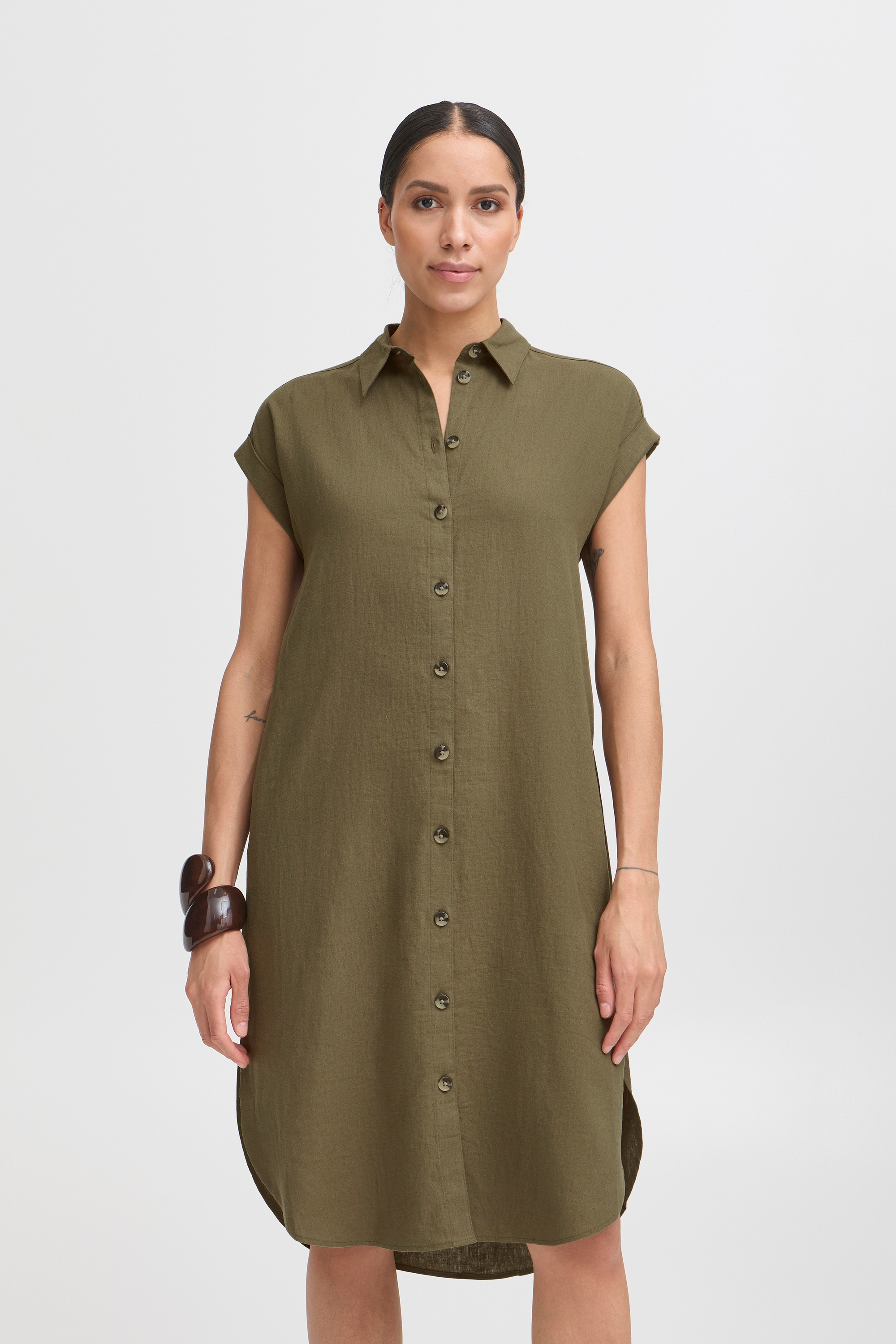 b.young Blusenkleid »Hemdkleid BYFALAKKA«