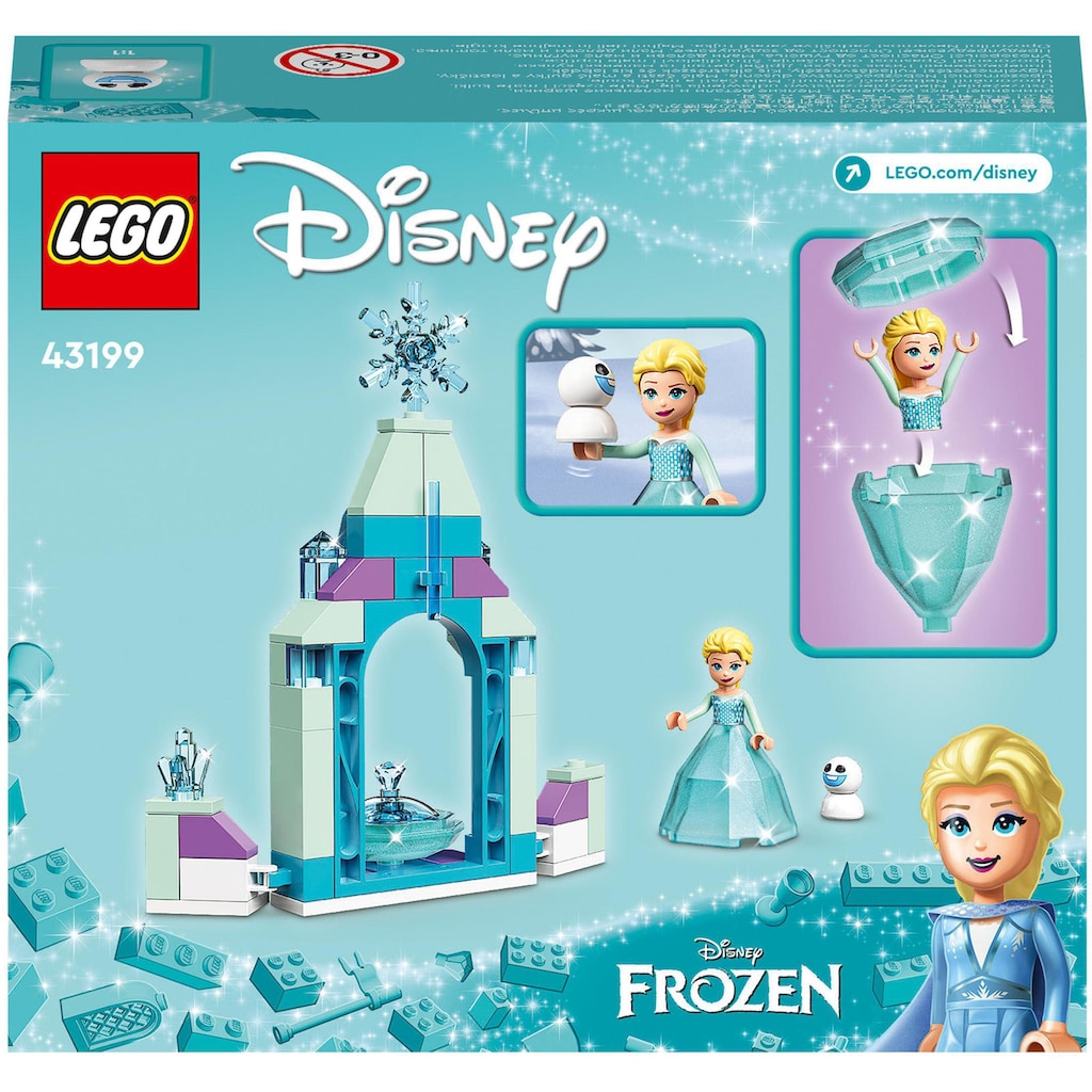 LEGO® Konstruktionsspielsteine »Elsas Schlosshof (43199), LEGO® Disney«, (53 St.)