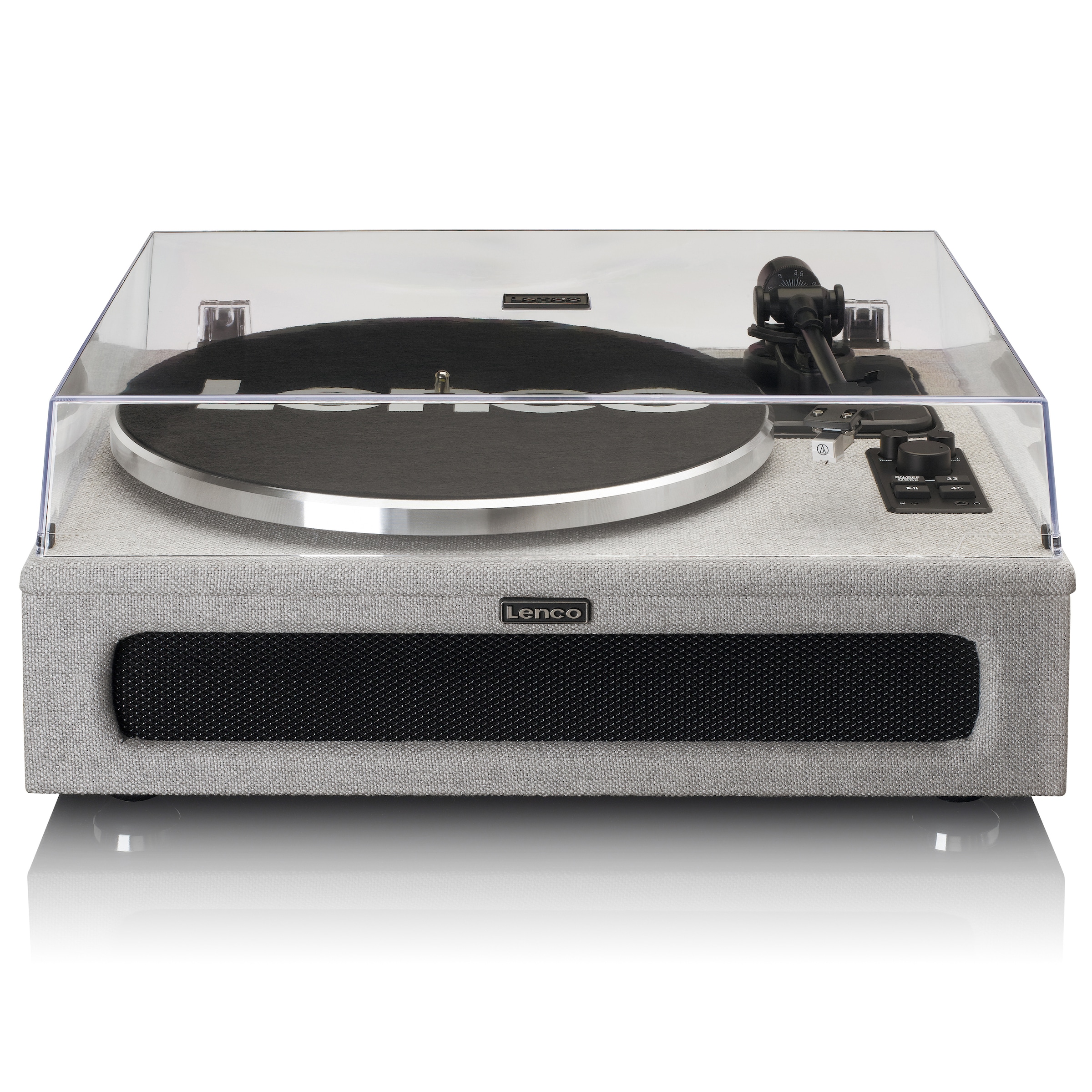 Lenco Plattenspieler »LS-440 grau/anthrazit«, Lautsprecher integriert, Bluetooth