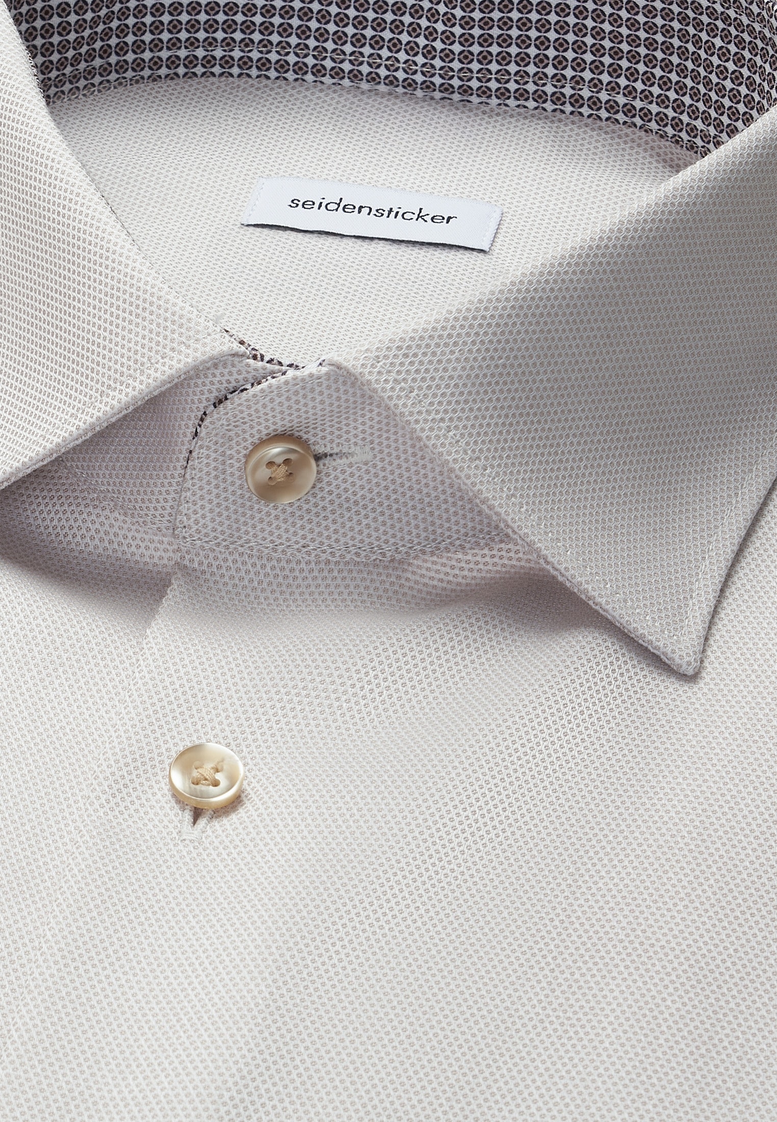 seidensticker Businesshemd »Schwarze Rose« Regular 1/1 Kentkragen Struktur