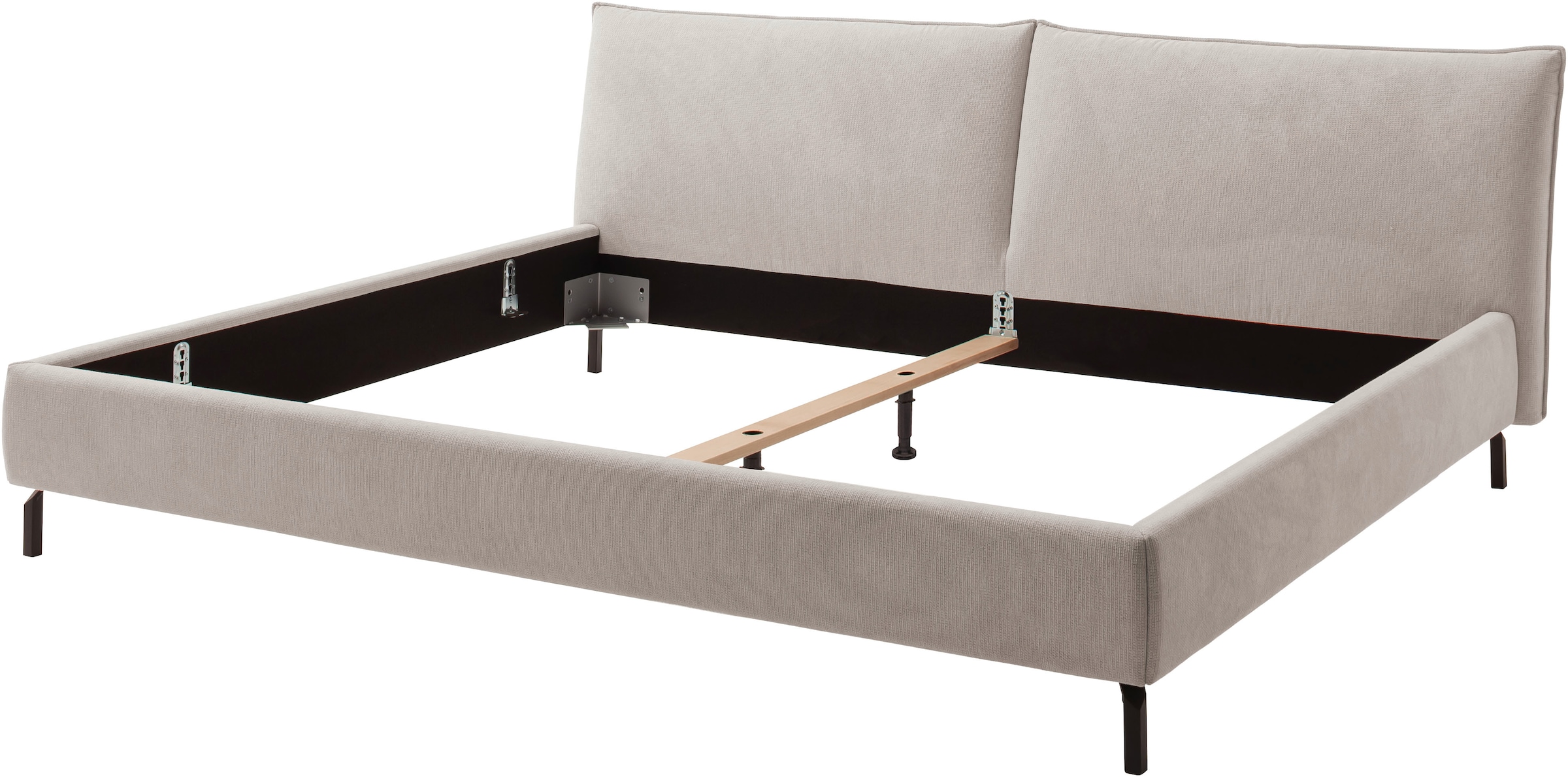 Home affaire Polsterbett »Fionara, Familienbett, extrabreite Liegefläche 240cm, in 2 Längen« inkl. 7-fache Einlegetiefenverstellung & saugroboterfreundliche Höhe