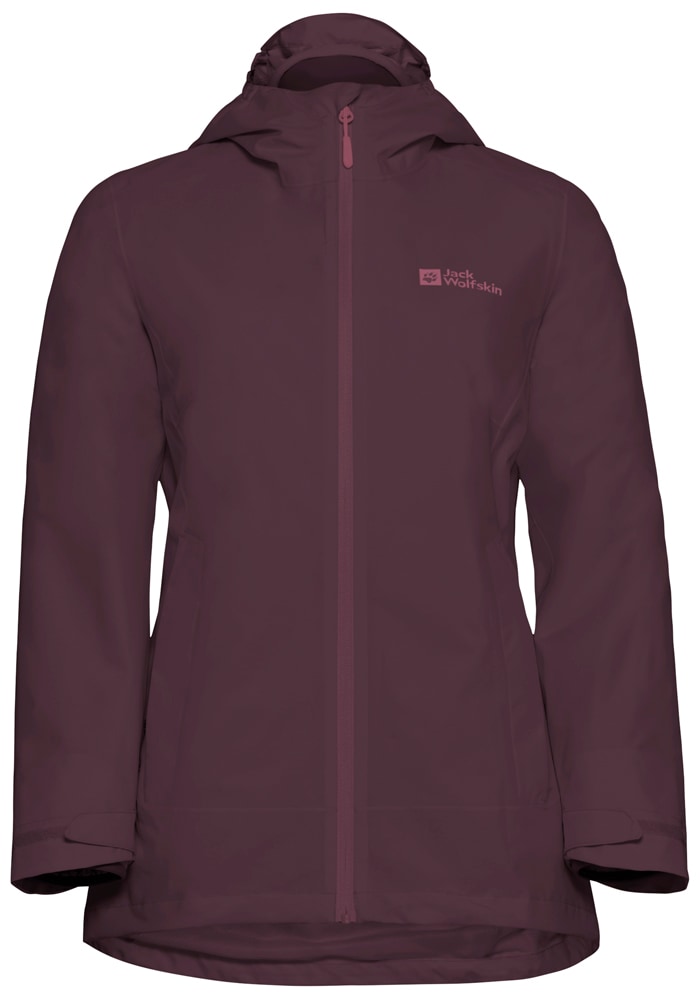Jack Wolfskin 3-in-1-Funktionsjacke »MOONRISE 3IN1 JKT W«, mit Kapuze