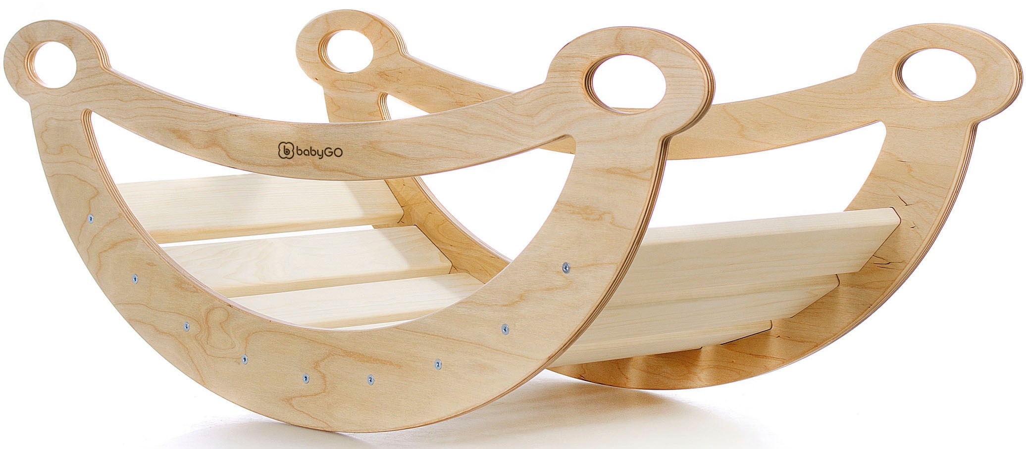 BabyGo Wippe »Woodland Bogenwippe, Seesaw mit Polstereinlage«, Made in Europe