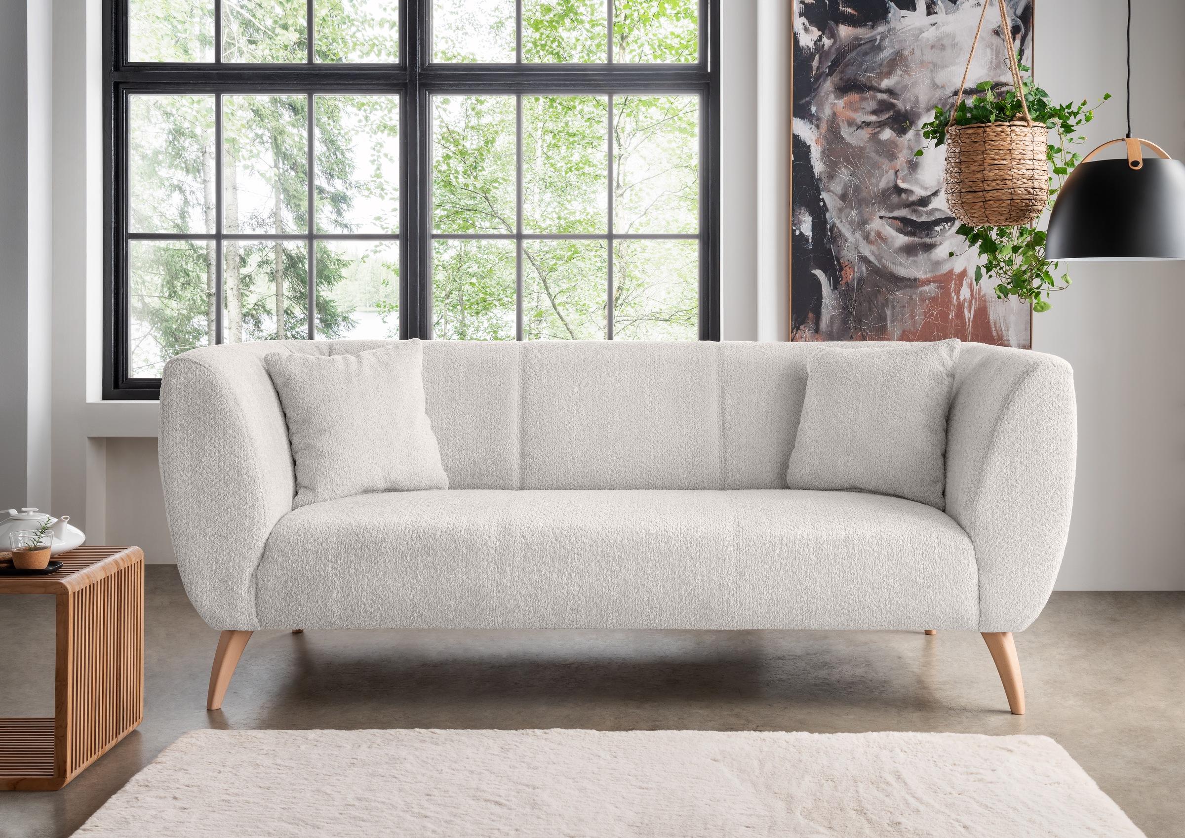 INOSIGN Polstergarnitur »Colori«, (Set, 2 tlg., 3-Sitzer und 2-Sitzer), auch als Loveseat erhältlich