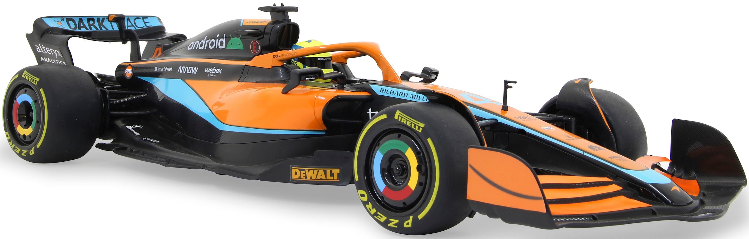 Jamara RC-Auto »Deluxe Cars, Deluxe Cars, McLaren MCL36 1:12, orange - 2,4 GHz«