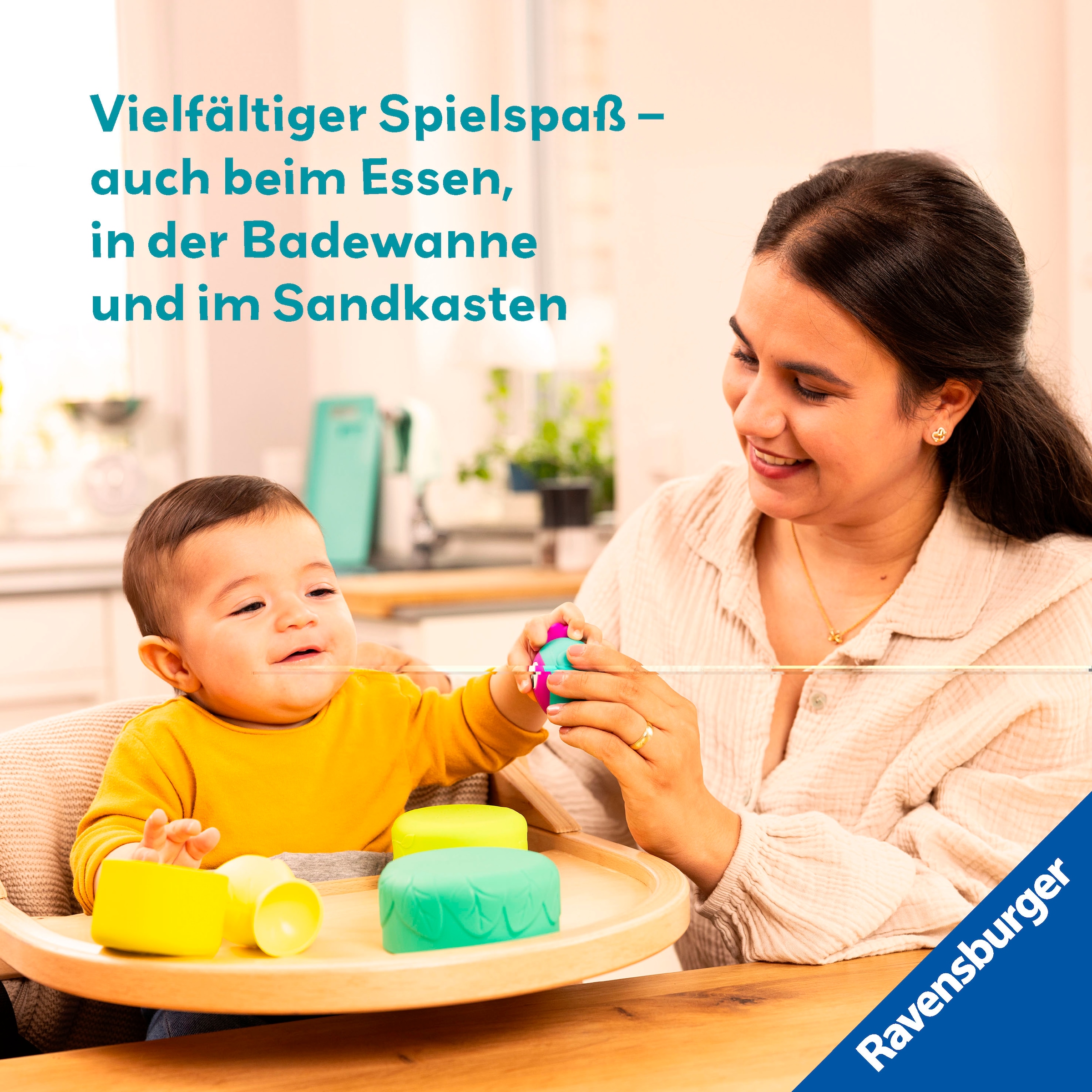 Ravensburger Stapelspielzeug »Play+ Baby-Stapel-Puzzle: Vogelnest«, Made in Europe