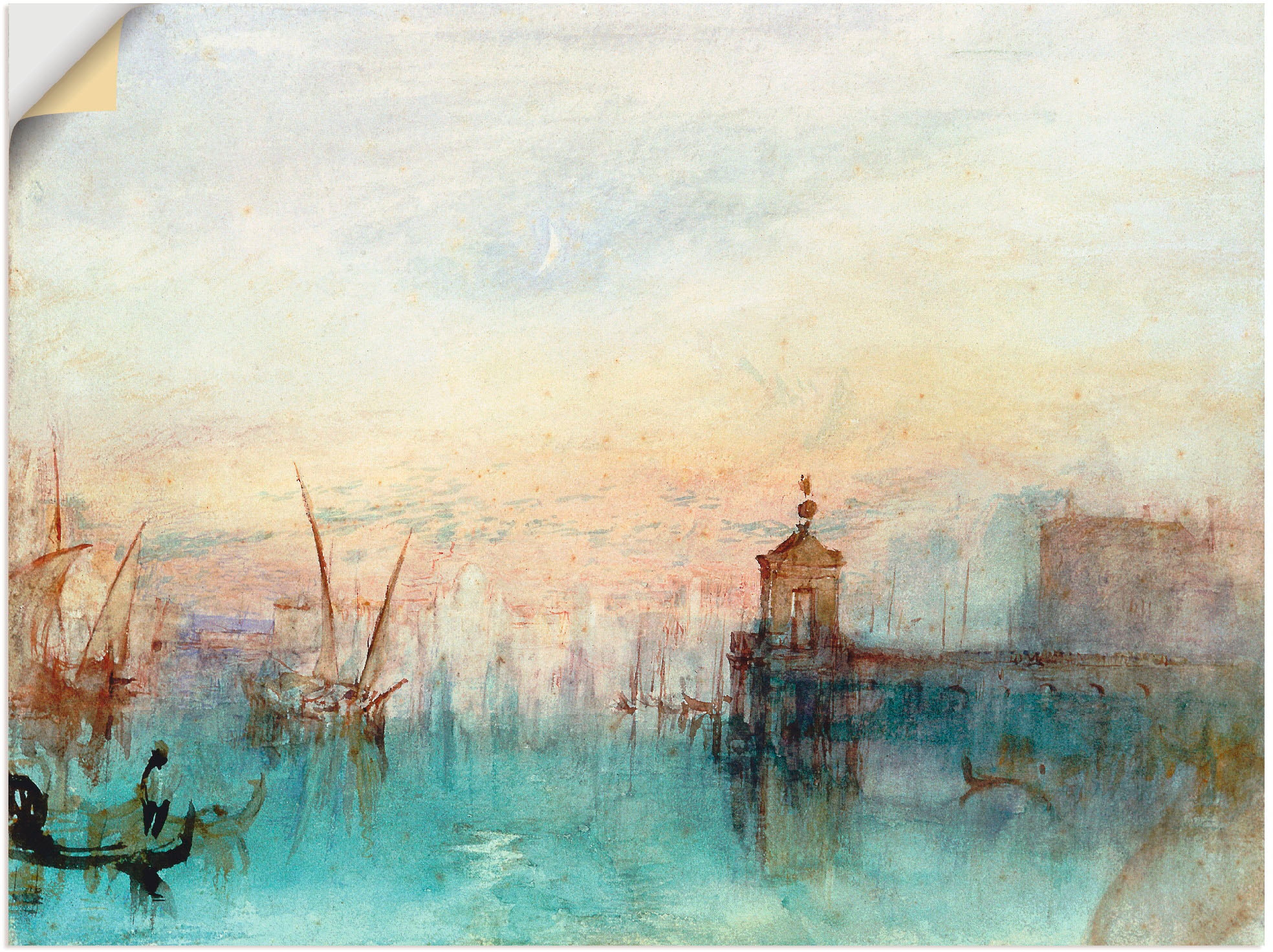 Artland Wandbild »Venedig Leinwandbild, Mondsichel.«, online Gewässer, erster kaufen St.), oder in Wandaufkleber Poster OTTO mit als Größen bei (1 versch