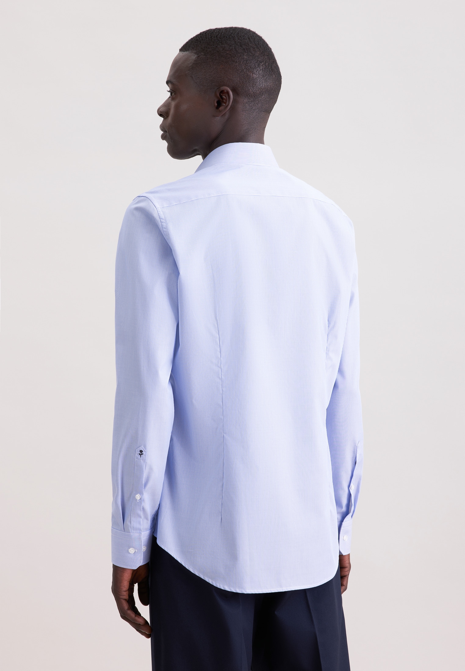 seidensticker Businesshemd »Schwarze Rose« Slim 1/1 Kentkragen Gestreift