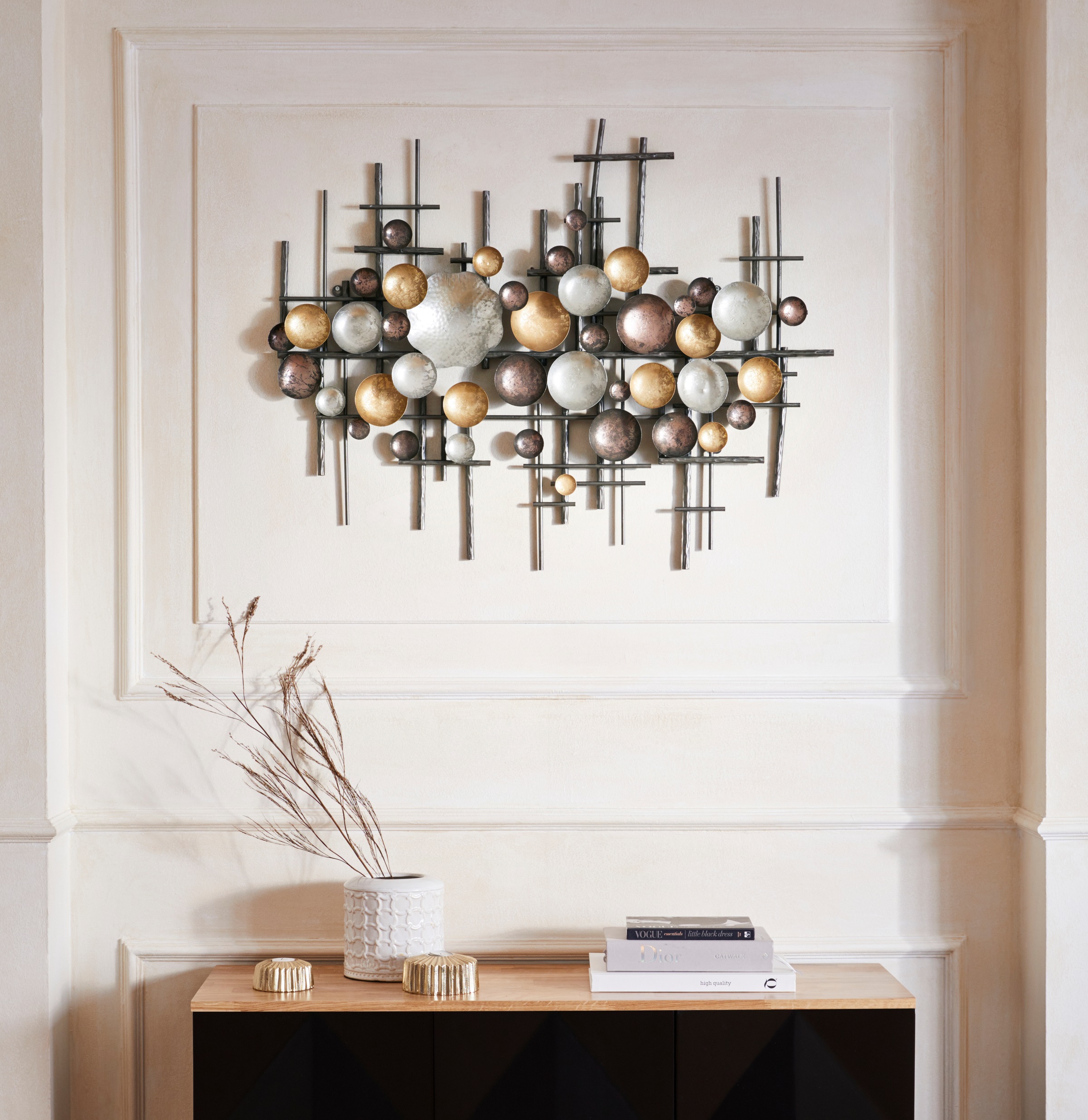 Guido Maria Kretschmer Home&Living Wanddekoobjekt »Lightlex«, Wanddeko, aus Metall