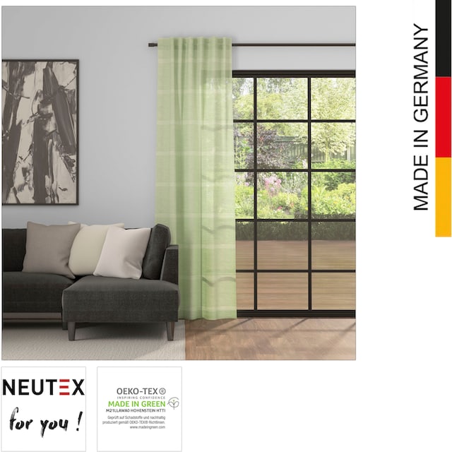 Neutex for you! Vorhang »Ajuna«, (1 St.), edle dezente Karodessinierung im  OTTO Online Shop