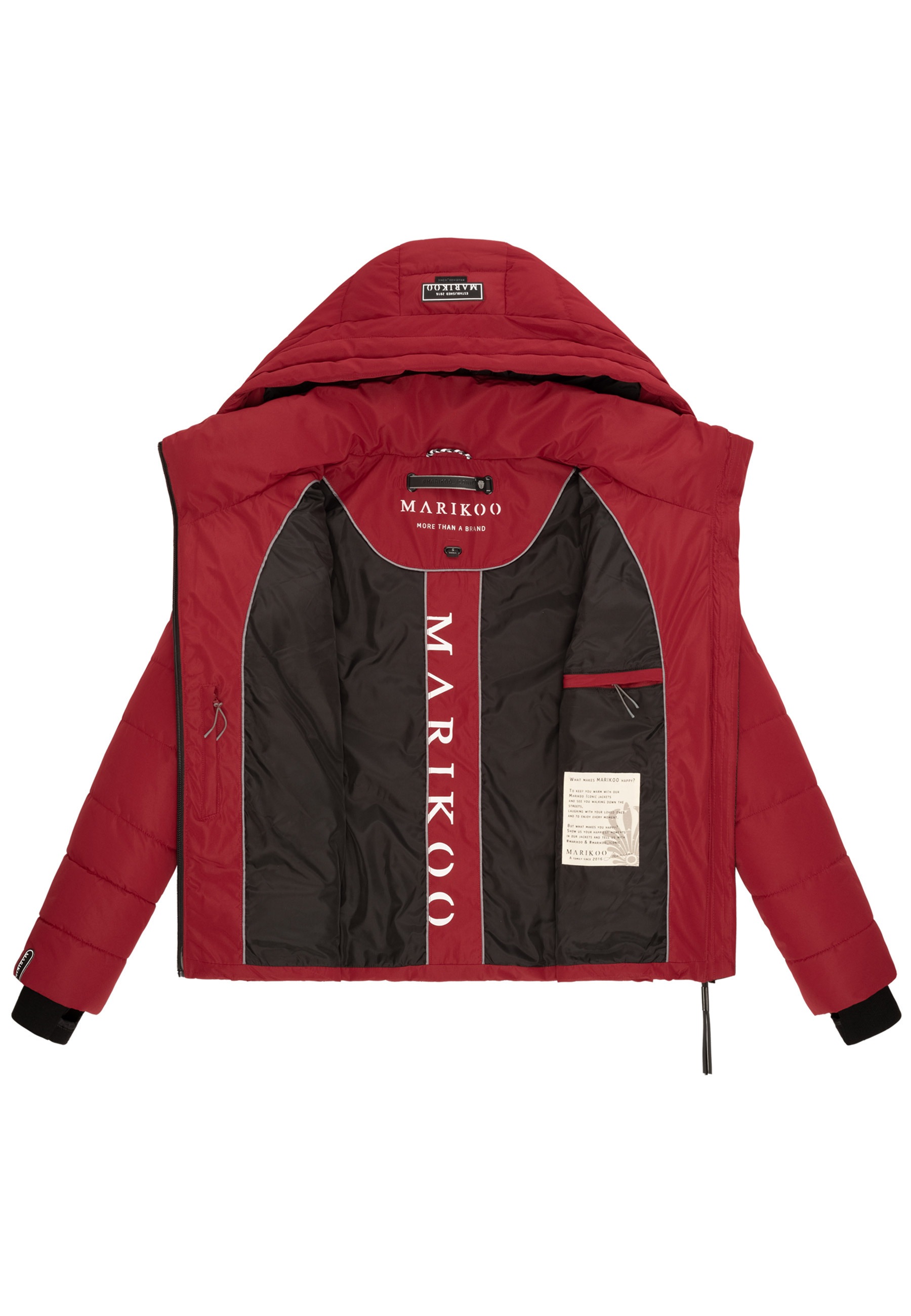 Marikoo Winterjacke »Marikoo Samuiaa Damen Steppjacke B986«