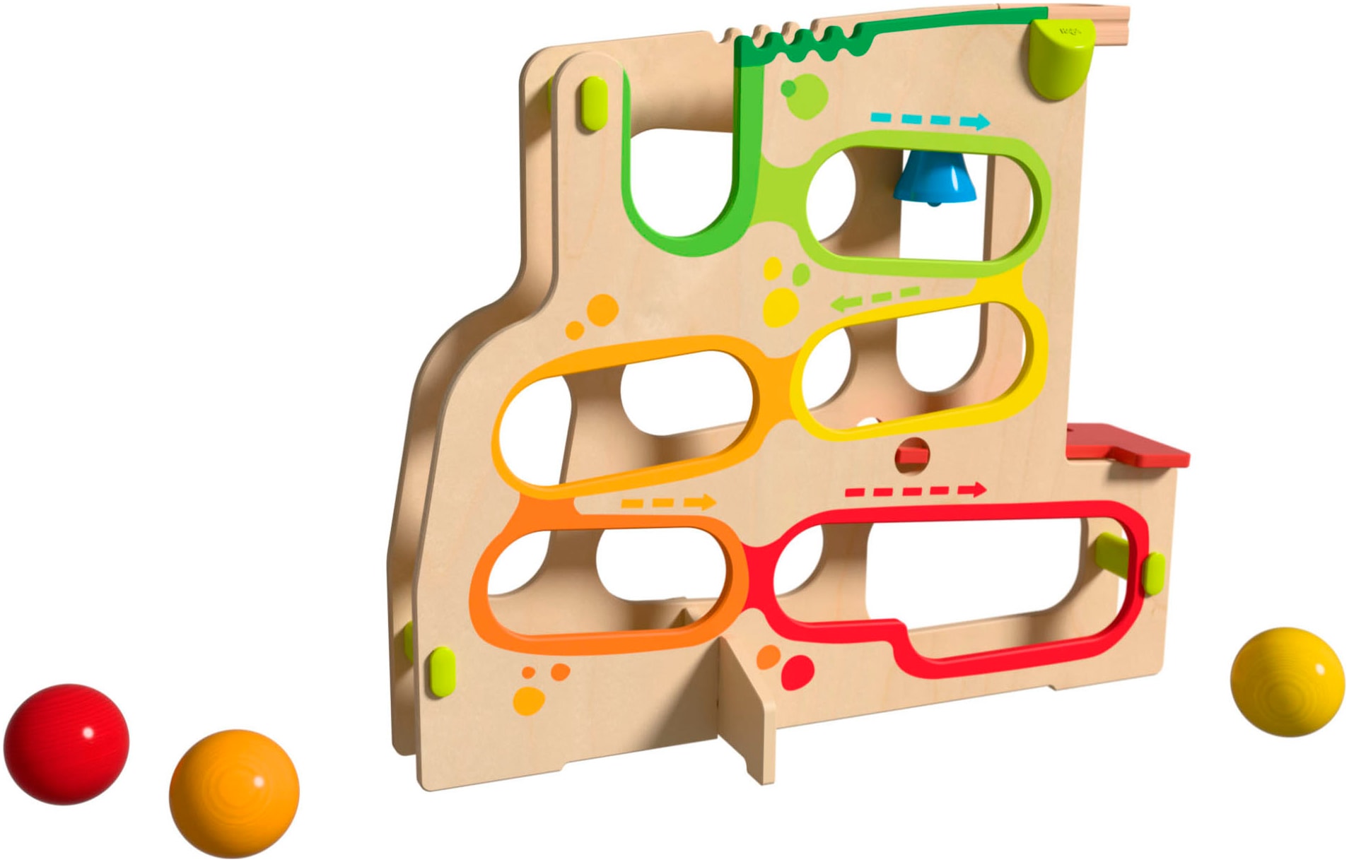 Haba Kugelbahn »Stand-Kugelbahn Kullerrum« mit Soundeffekt in bunt