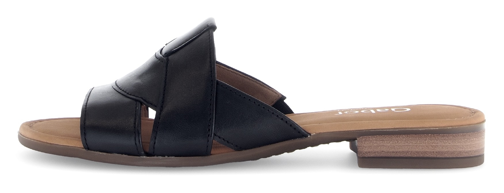 Gabor Pantolette »RHODOS«, Blockabsatz, Sommerschuh, Komfortschuh in Bequemweite G (= weit)