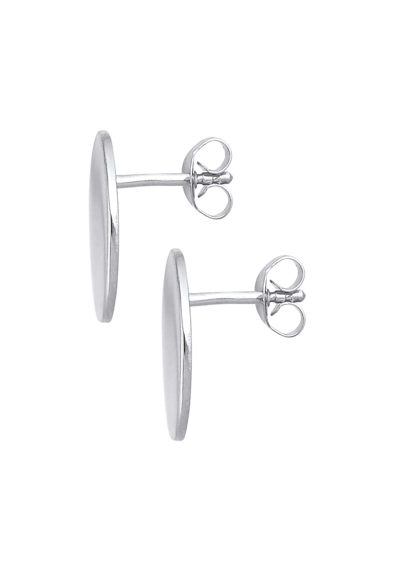 Elli Paar Ohrstecker »Ohrringe Ohrstecker Geo Kreis Basic Trend Unisex 925er Silber«