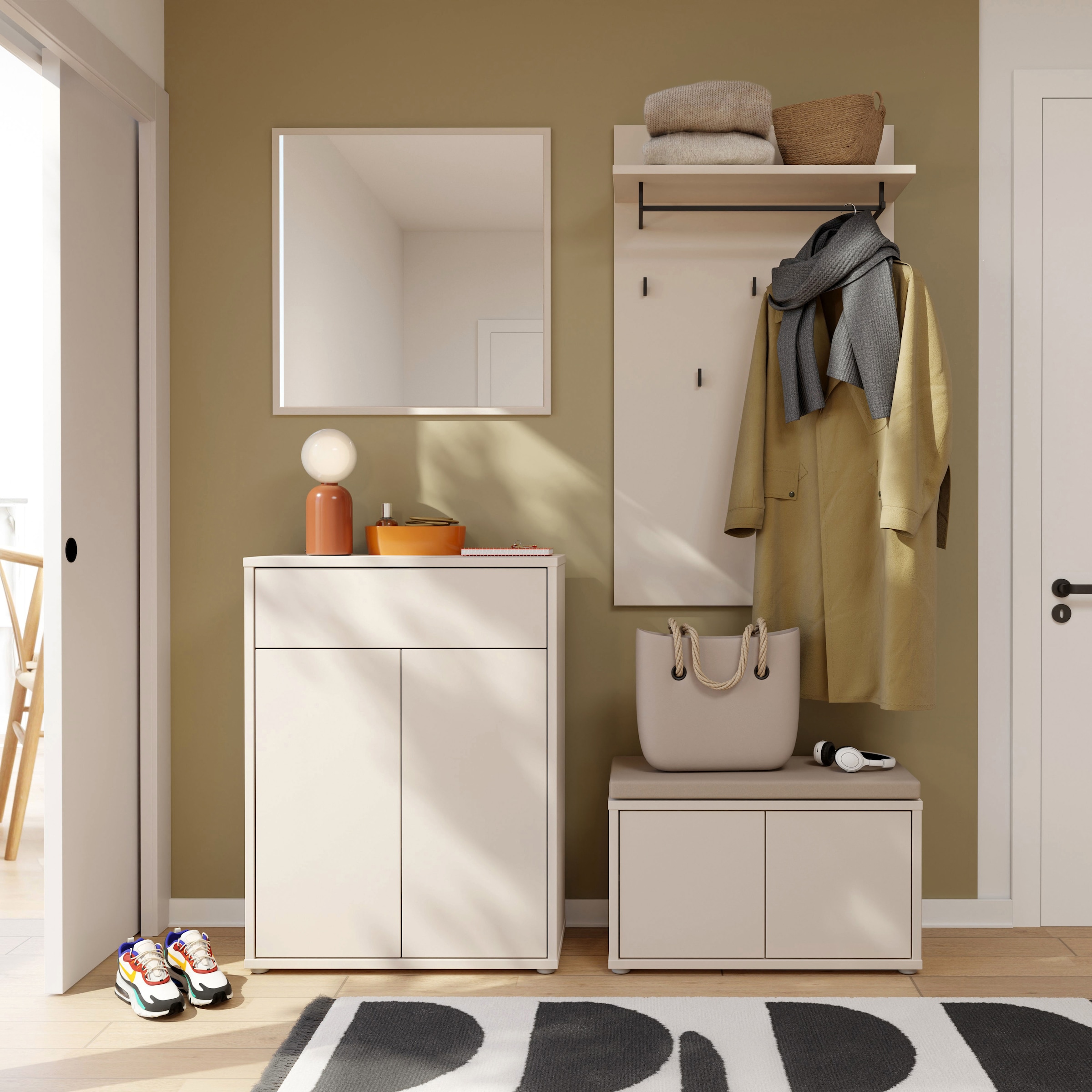 FORTE Garderobenpaneel »Alice Springs« B/H/T 74/127/30 cm, Wandmontage,