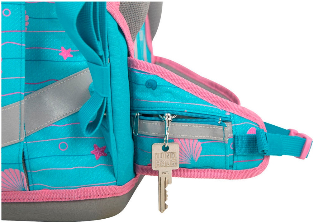 SCHOOL-MOOD® Schulranzen »Champion Maxx Pro« retroreflektierende Flächen mit LED-Patchy