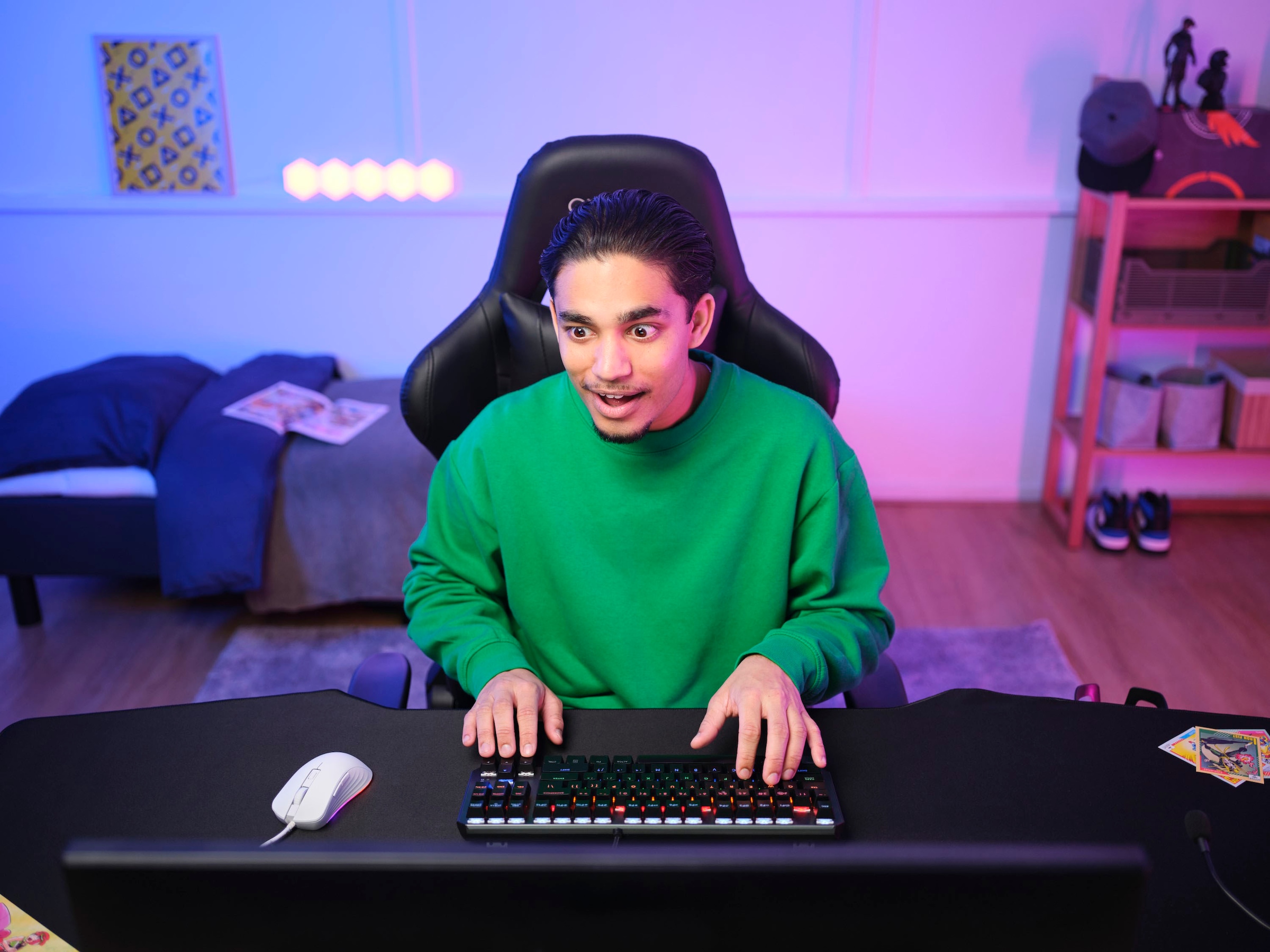 Trust Gaming-Maus »GXT924W Ybar+« kabelgebunden