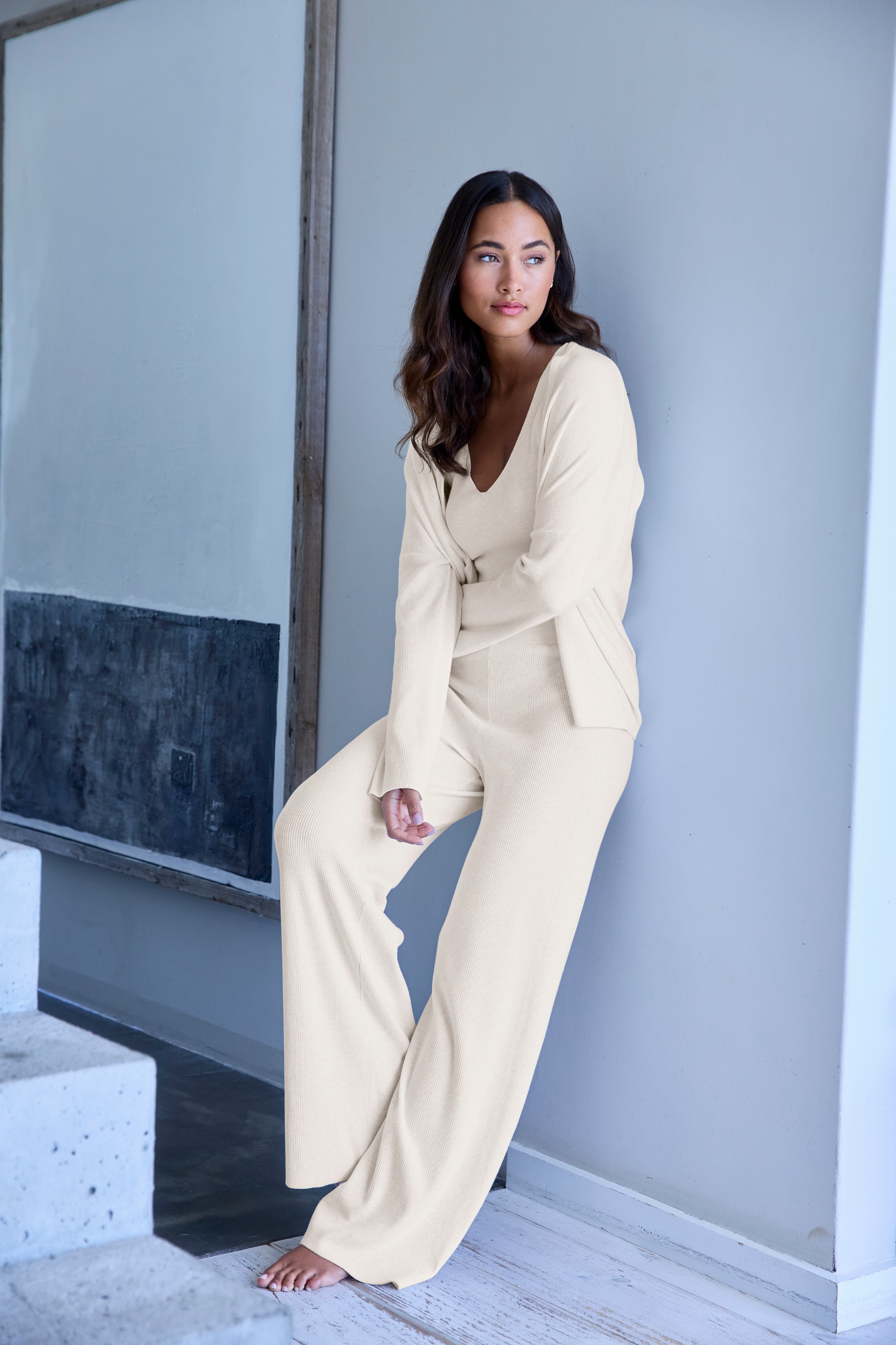Copenhagen Studios Cardigan, aus hochwertiger, feiner Rippe, Loungewear