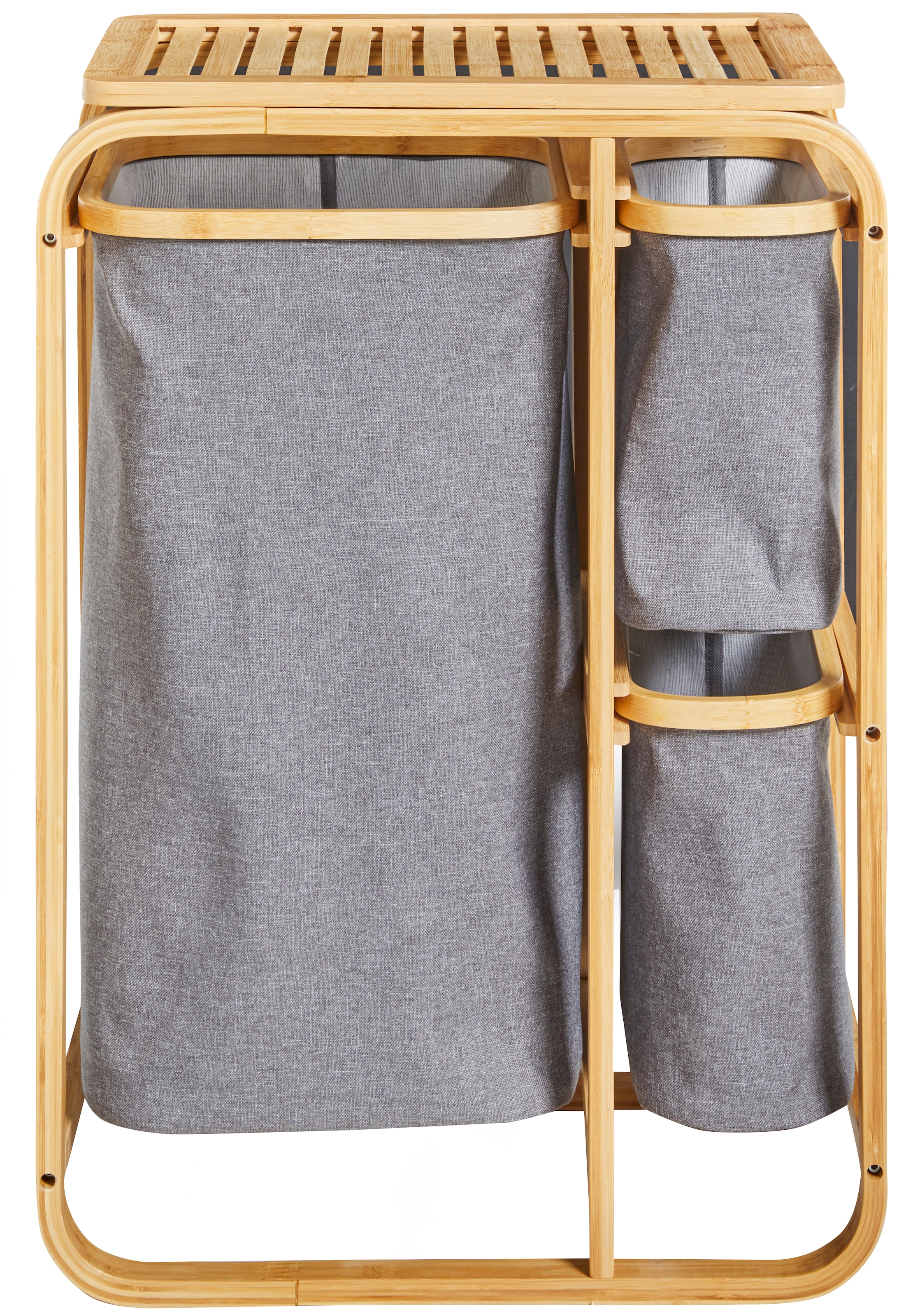 Bambus, herausnehmbaren Wäschesäcken Wäschekorb welltime kaufen bei 3 OTTO »Tulum«, aus mit Wäschesortierer
