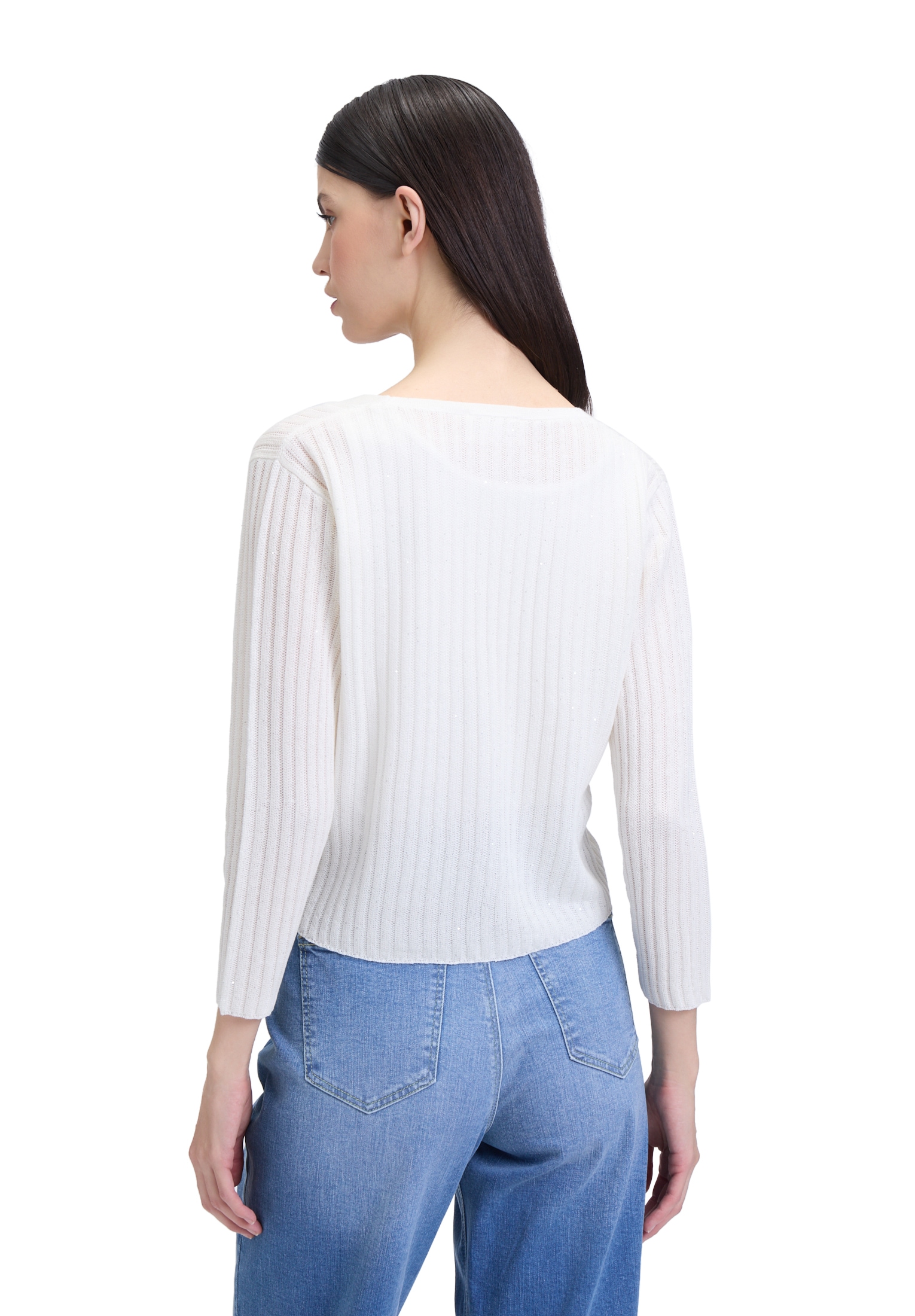 Cartoon Strickjacke »Shirtjacke mit 3/4 Arm«