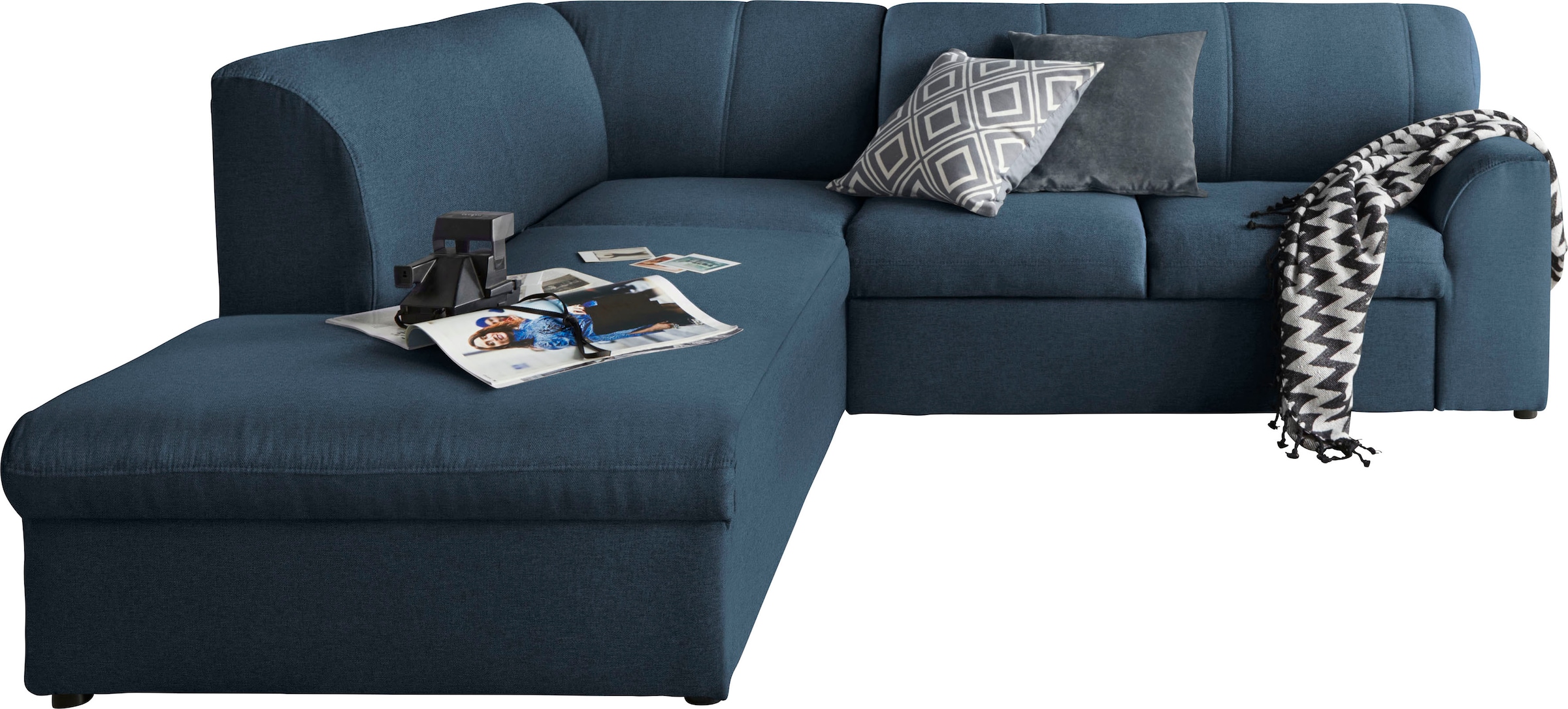 DOMO collection Ecksofa »Topper L-Form«, mit Ottomane, wahlweise mit Schlaffunktion