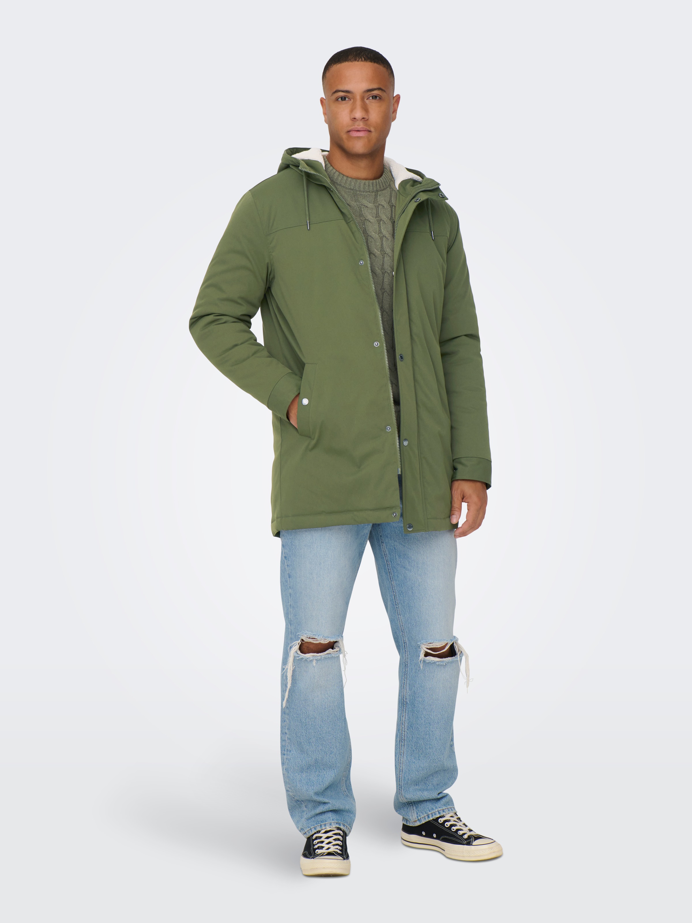ONLY & SONS Parka »ONSALEXANDER LIFE PARKA OTW VD« mit Kapuze