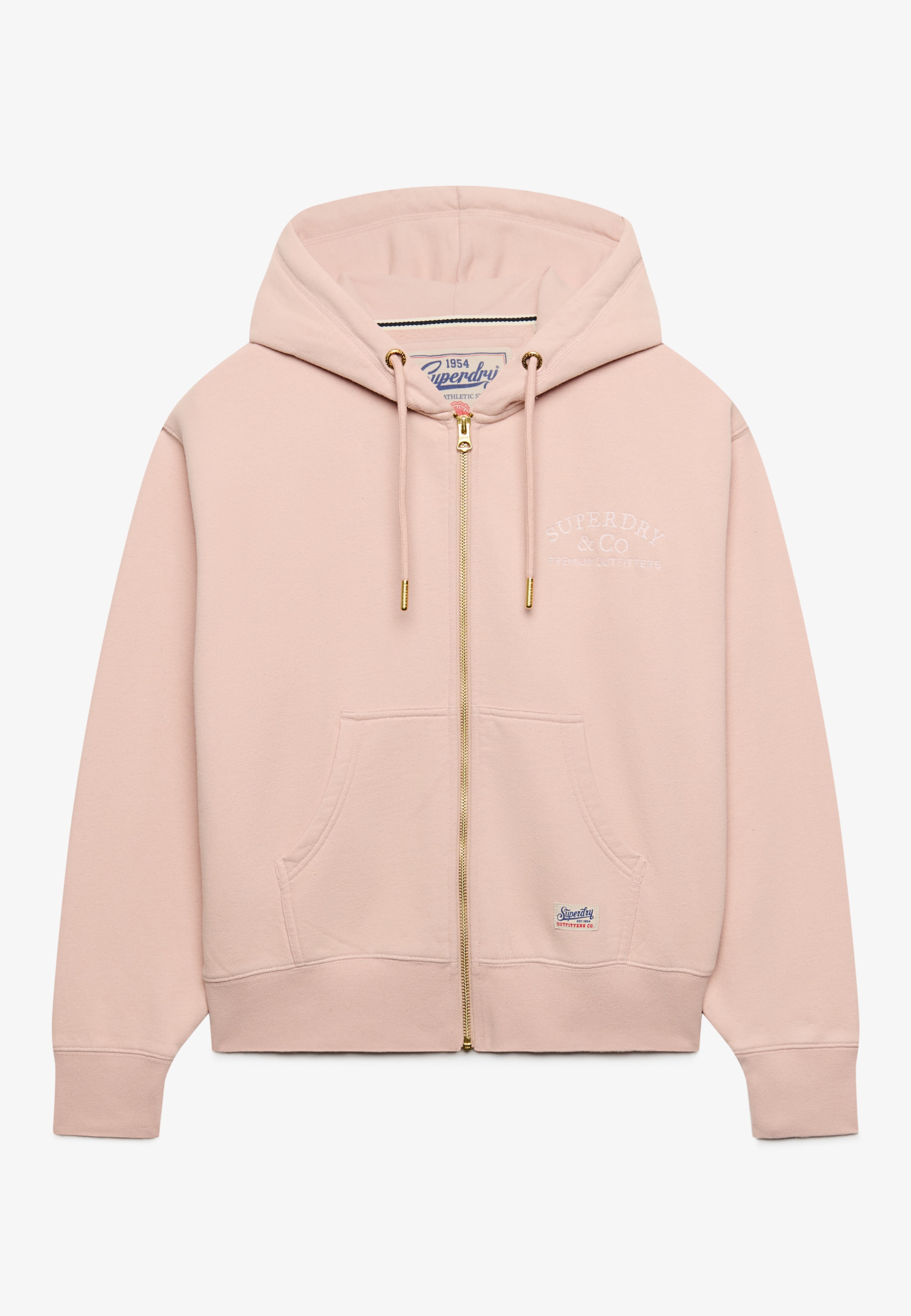 Superdry Kapuzensweatjacke »LUXE CASUAL ZIPHOOD« Baumwollmischung, relaxed fit