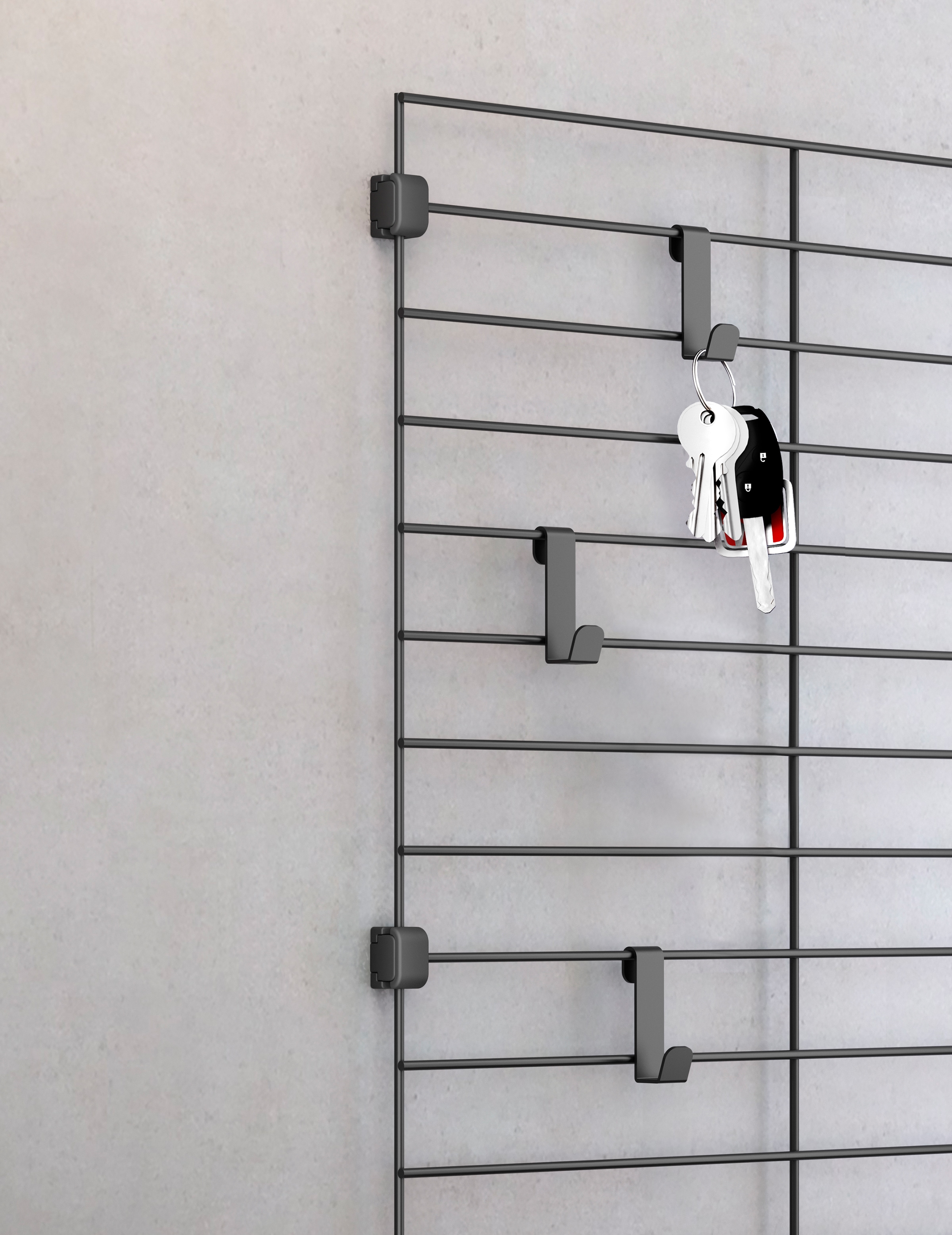 Metaltex Dekohaken »Mural line«, Metall, Epoxy beschichtet