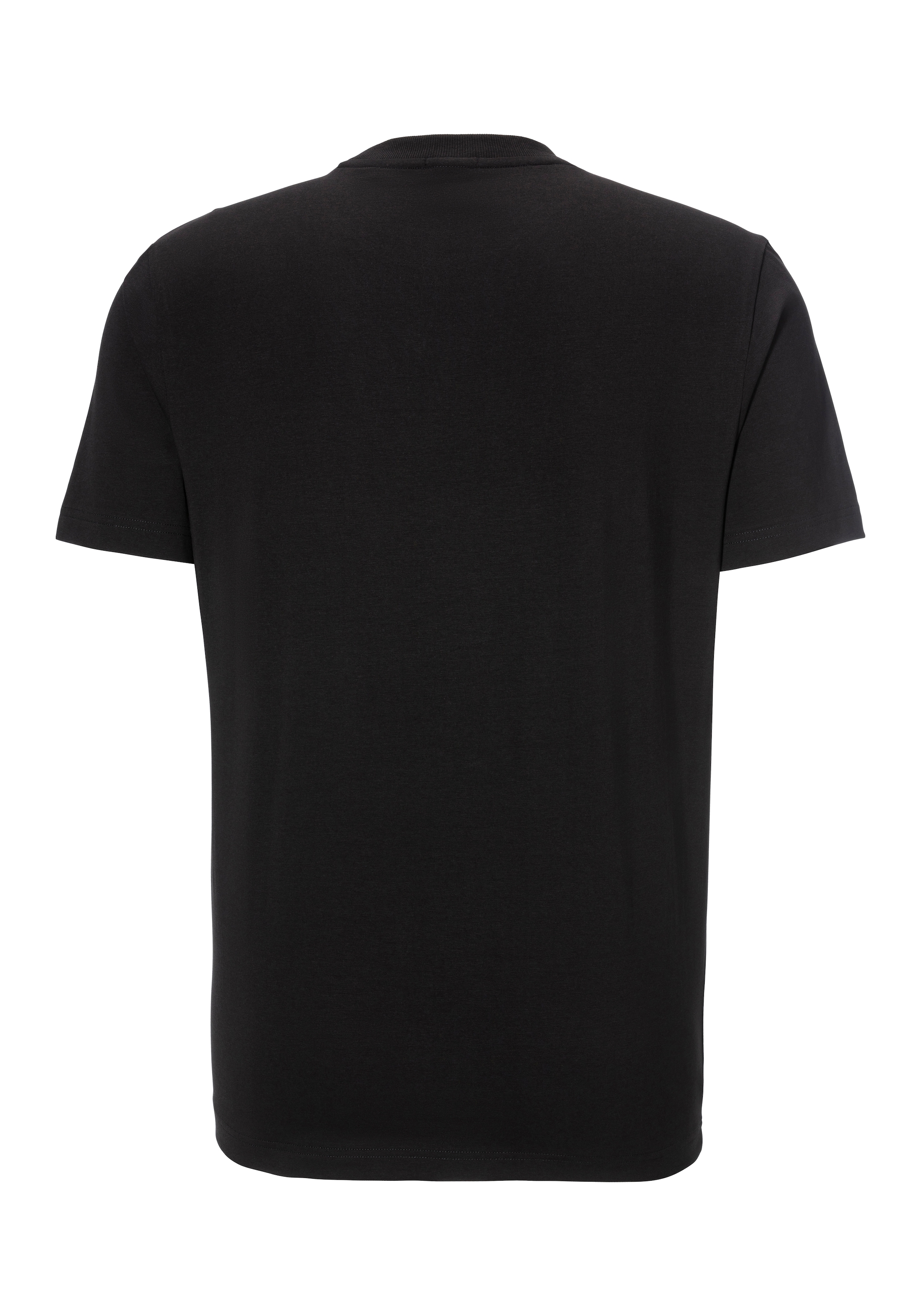 BOSS GREEN Rundhalsshirt »Tee«, mit gummiertem Kontrast-Logo