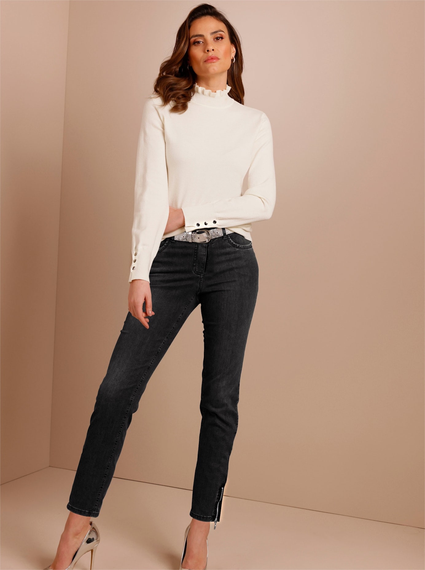 CREATION L PREMIUM 5-Pocket-Jeans, (1 tlg.)