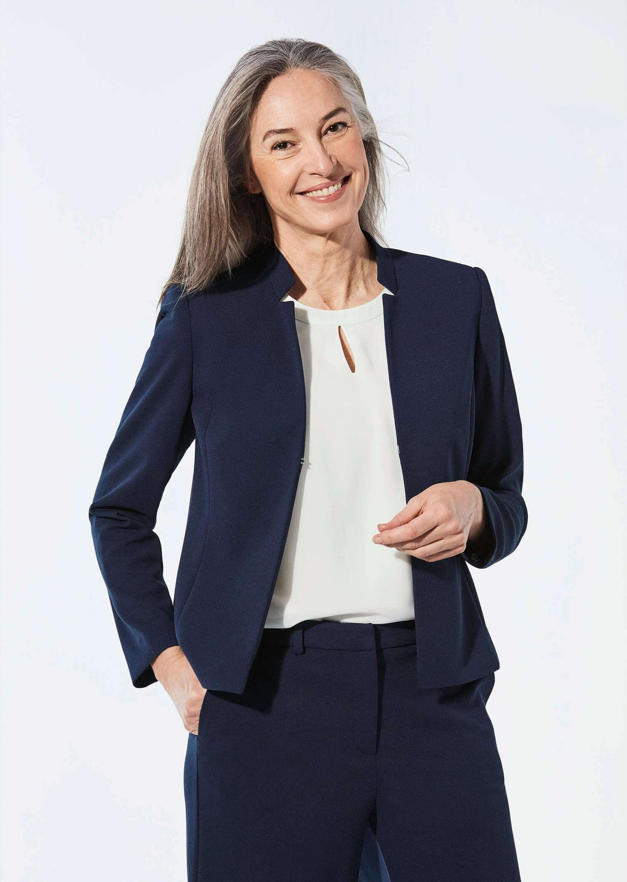 GOLDNER Jackenblazer »Blazer Blazer mit Stehkragen«