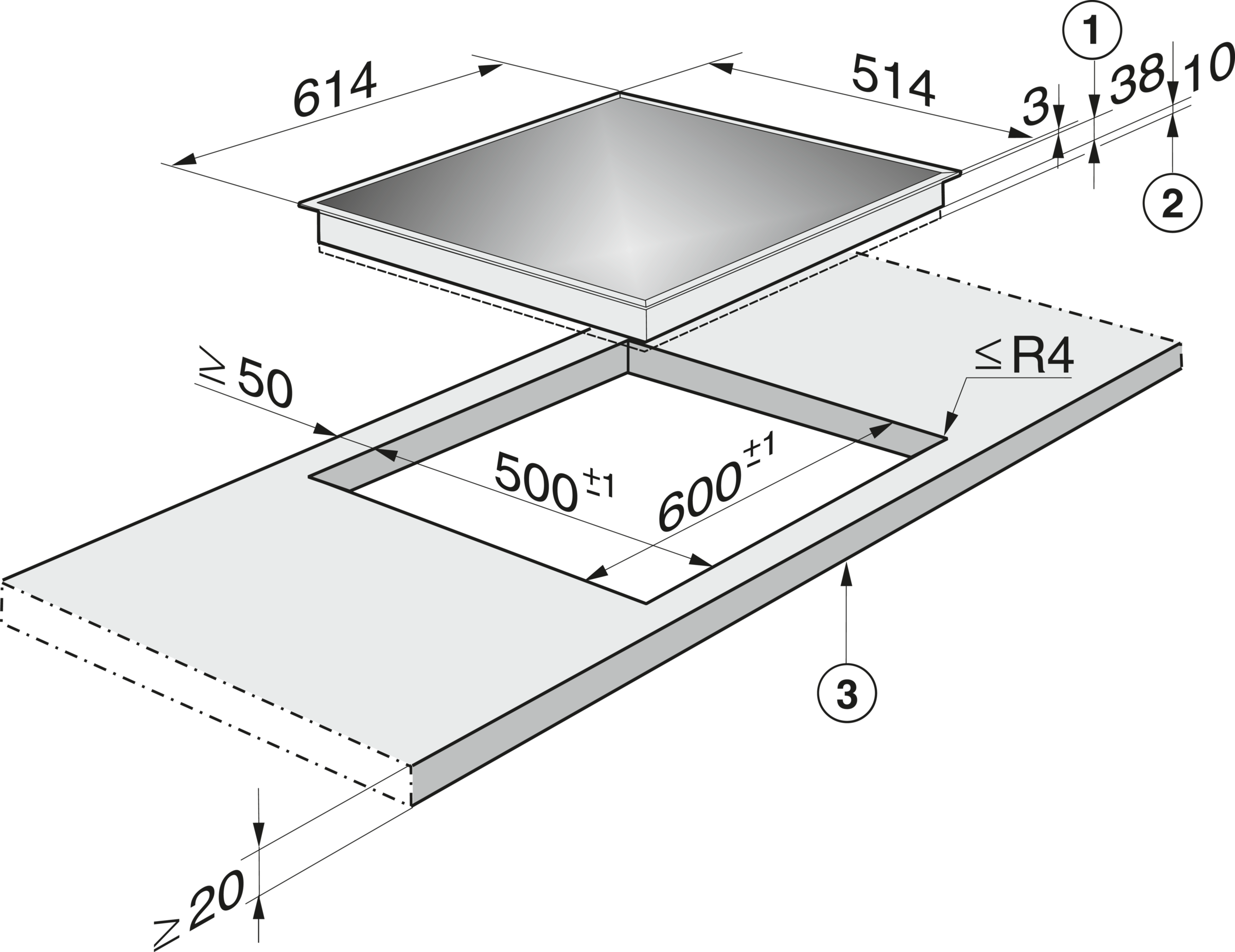 Miele Elektro-Kochfeld »KM 6024«