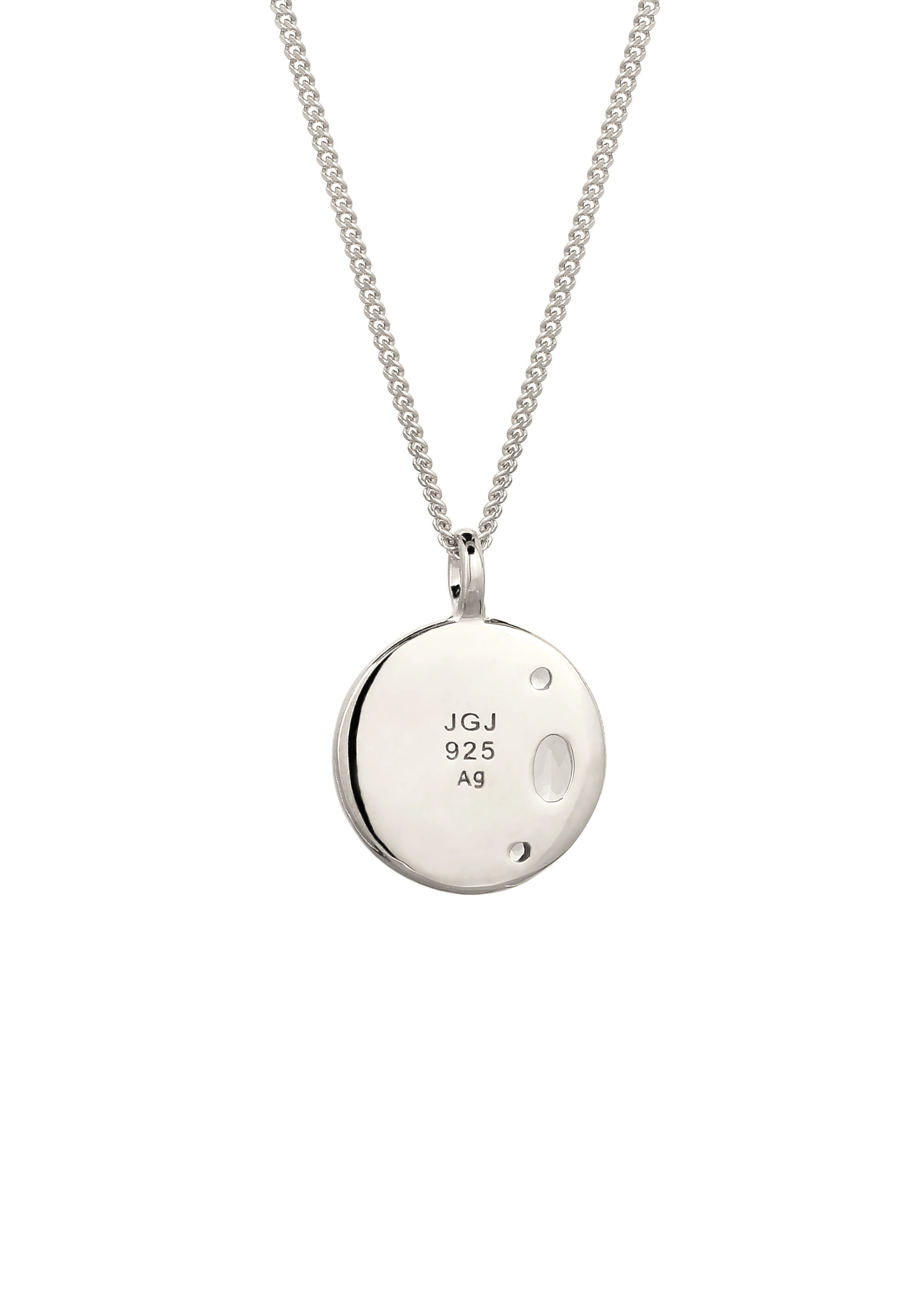 Elli Kette mit Anhänger »Halskette Anhänger Citrin Gelb 925 Sterling Silber«