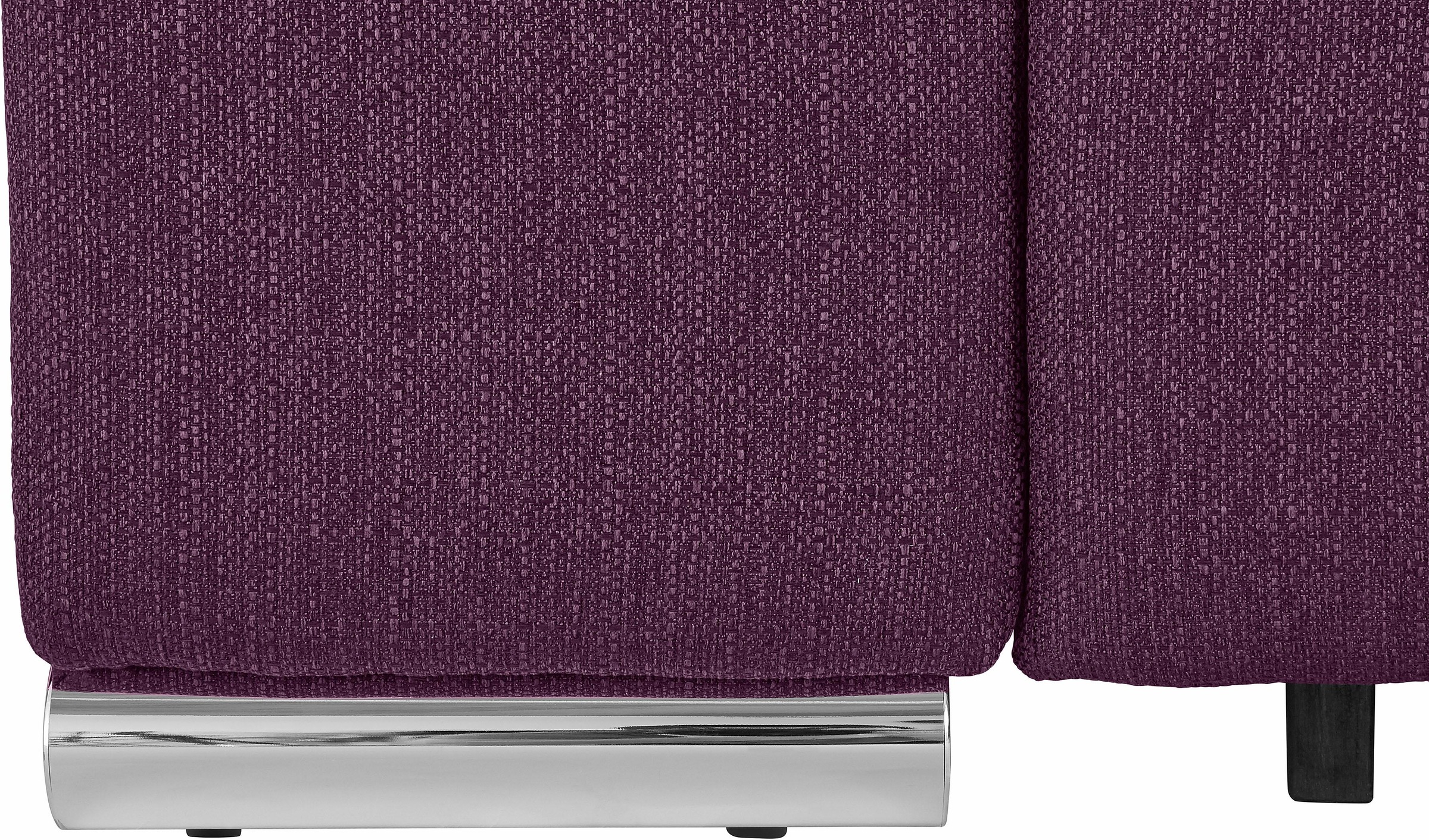 exxpo - sofa fashion Ecksofa »Elias, aktuelle Kreuzsteppung im Sitz, bequem, L-Form«, mit Kopf- bzw. Rückenverstellung, wahlweise mit Bettfunktion