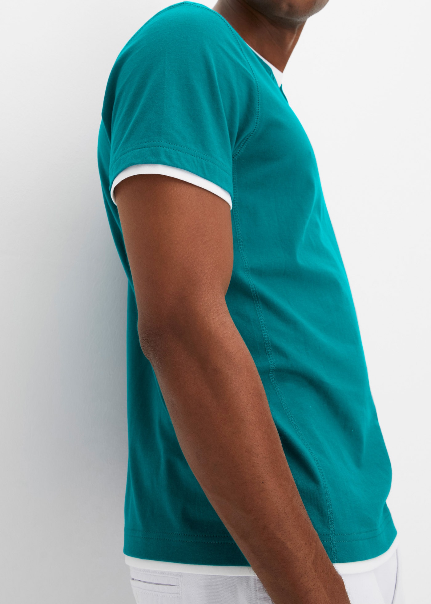 bonprix 2-in-1-Shirt »2 in 1 Shirt, Kurzarm (2er Pack)« Packung, 2, 2 Stk. tlg. 2 in 1 Shirt, Kurzarm (2er Pack)