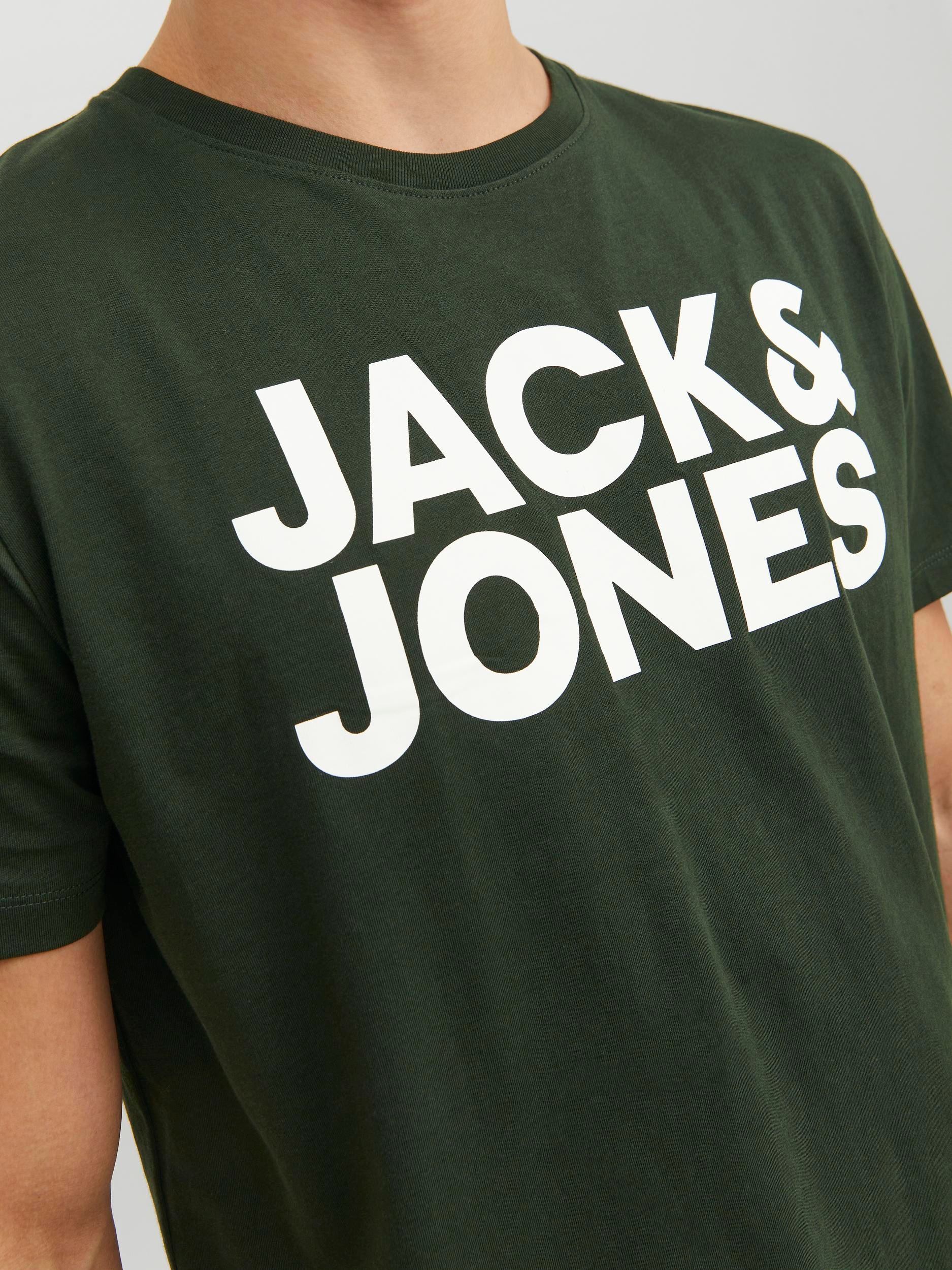 Jack & Jones Rundhalsshirt »JJECORP LOGO TEE SS«, mit Logo Print